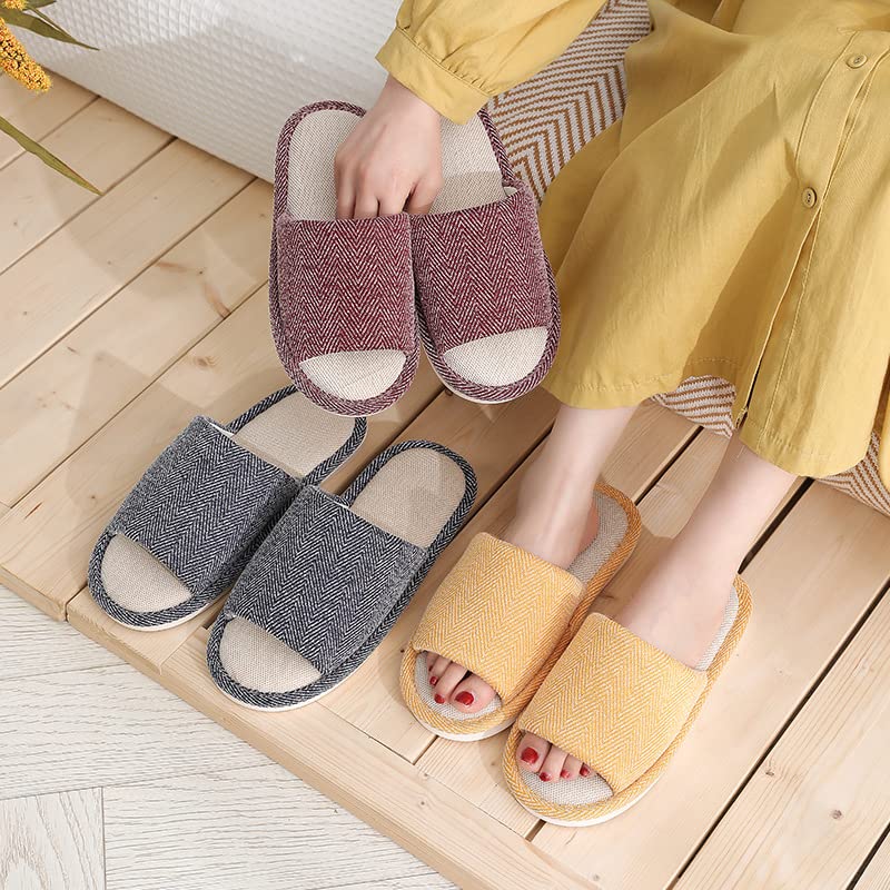 Non-Slip Fabric Slippers for Men & Women - Soft Sole Indoor/Outdoor House Shoes for All Seasons | Perfect for Home, Office & Travel Comfort