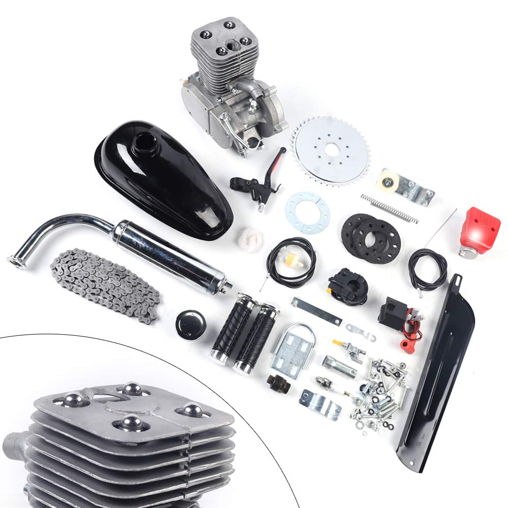 100cc 2-Stroke Gas Engine Kit for Bicycle - Complete Motor Conversion for 26-28