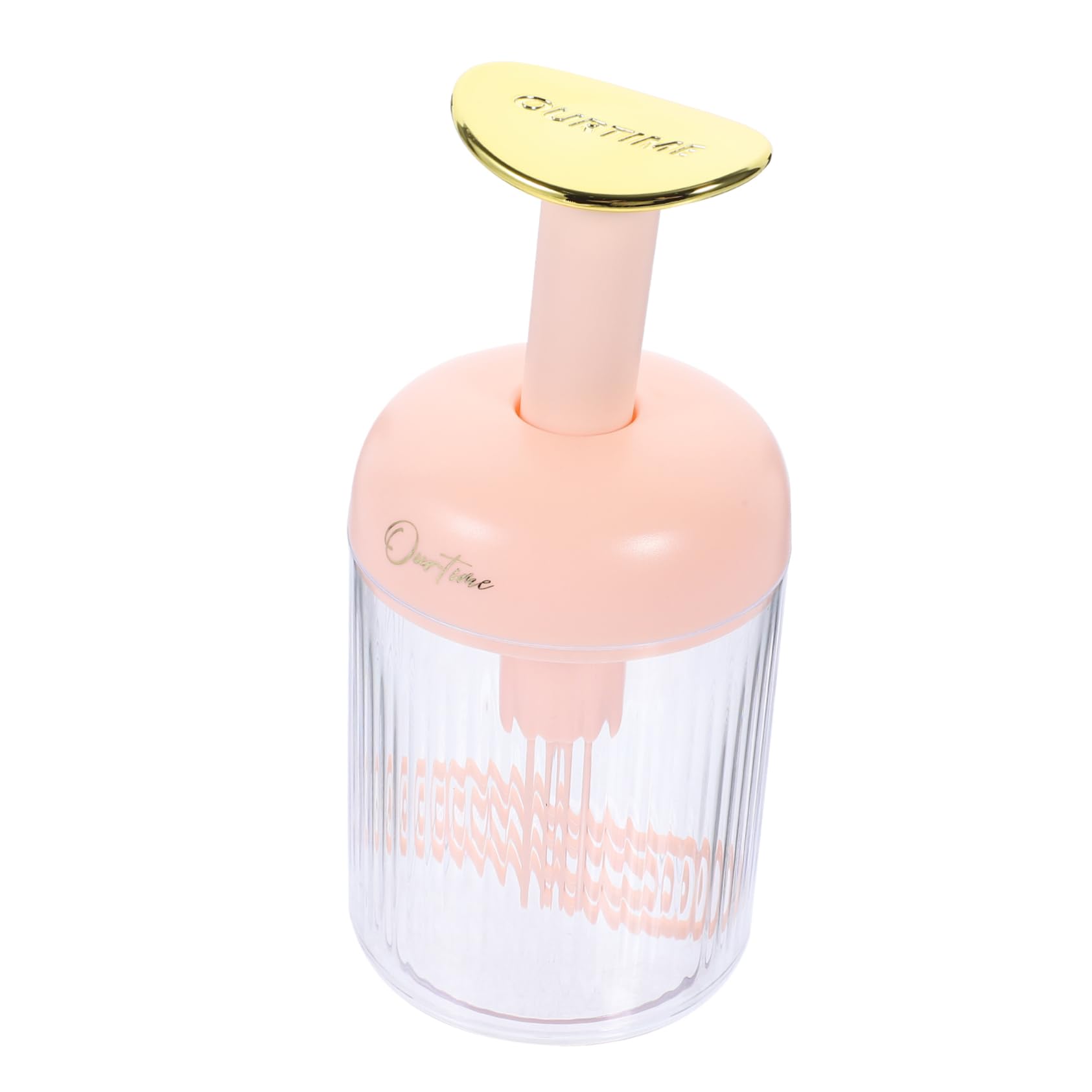 NOLITOY Foaming Pump Bottle - Facial Cleanser & Moisturizer with Detoxing Ice Globes for Pore Cleaning, Bubble Body Wash & Face Wash | Pink ABS Plastic | Perfect for Spa, Skincare Routine & At-Home Facial Treatments