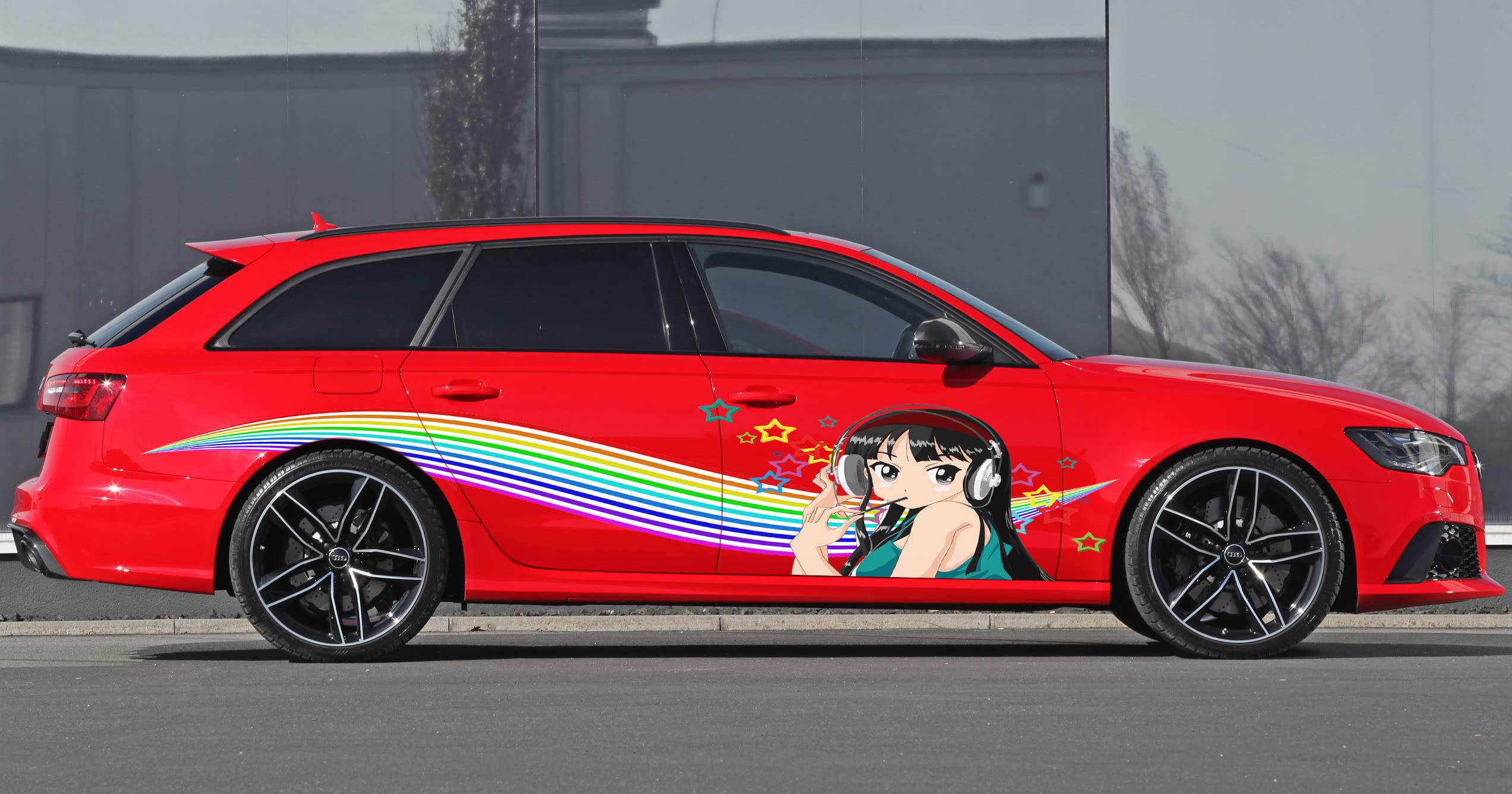 Anime Girl Car Stickers - Large 26x90 One Piece Manga Decals for Cars, Sexy Anime Girl Decals for Men - Waterproof Vinyl Vehicle Decoration for Windows, Laptops, Motorcycles (Multi Style ZYO_5)