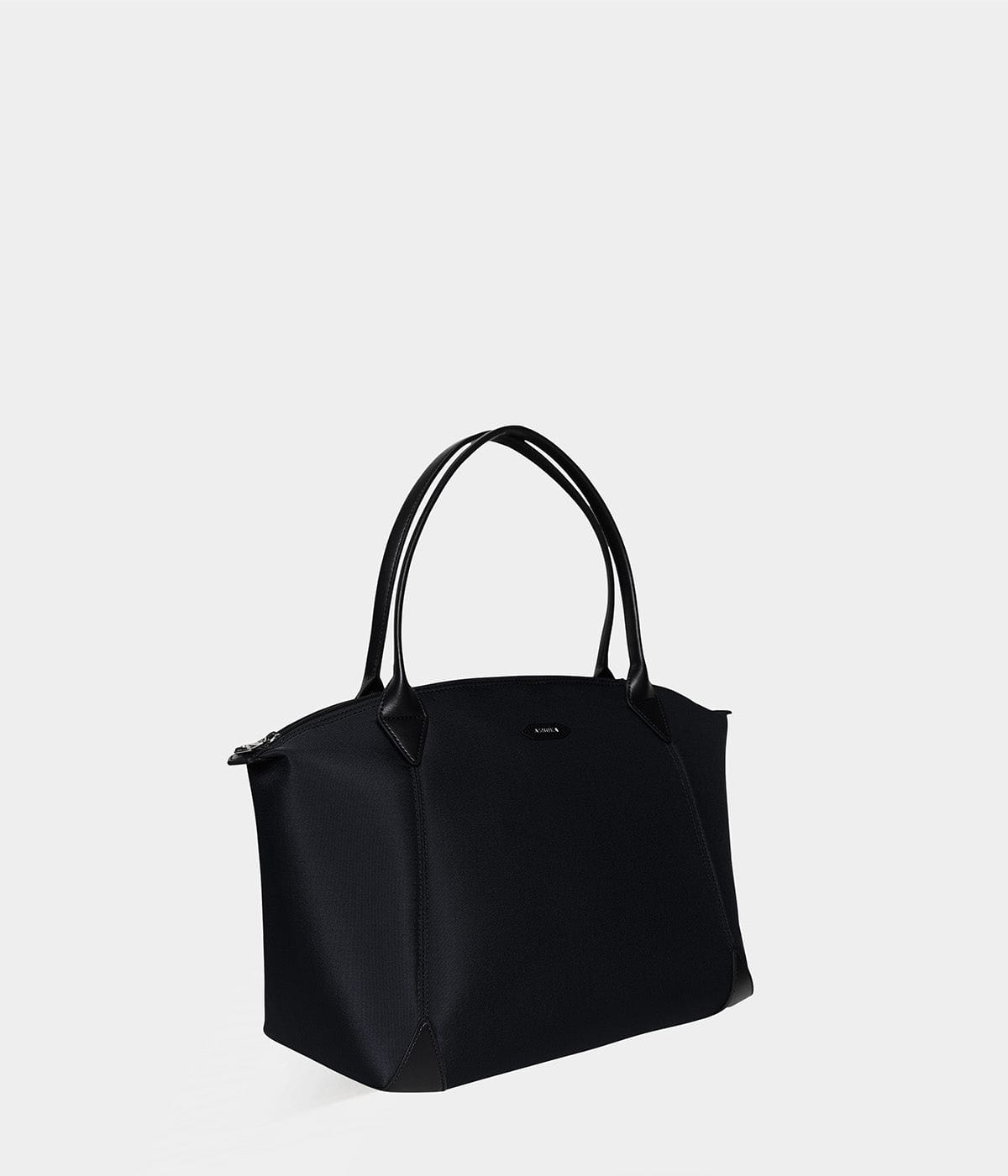 Eco-Friendly Apple Skin & Recycled Nylon Weekender Travel Bag - Black | Perfect for Weekend Getaways, Business Trips & Gym Essentials