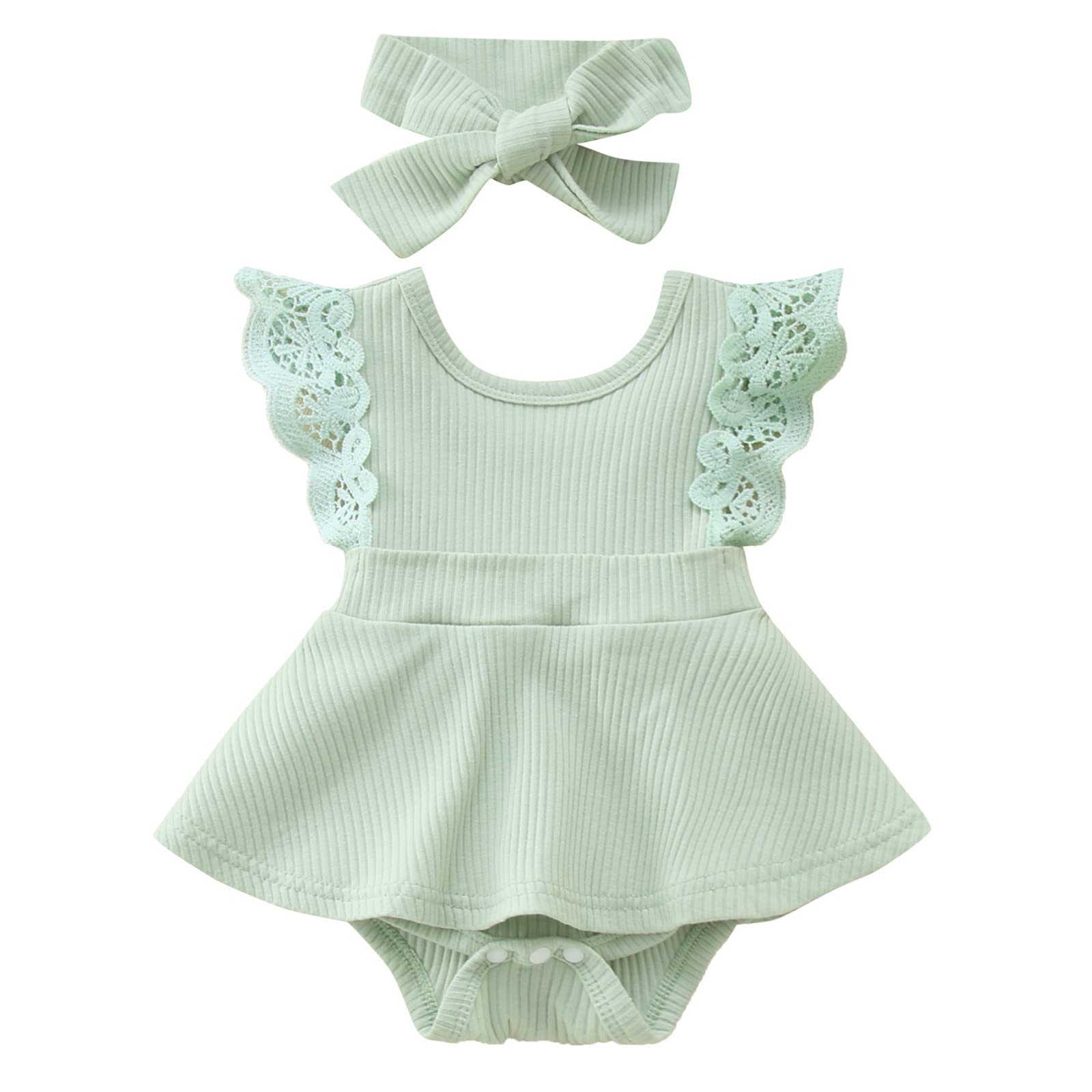 Baby Girls Dresses - Toddler & Infant Summer Casual Outfits | Soft Cotton Playwear for Birthday, Party & Outdoor Activities