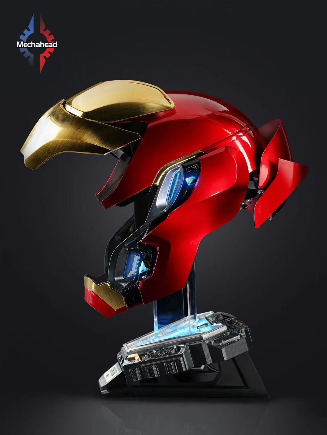 Iron Man MK50 Helmet 1:1 Scale Replica - Collectible Marvel Avengers Cosplay Prop for Display & Costume (Suit Up Like Tony Stark)