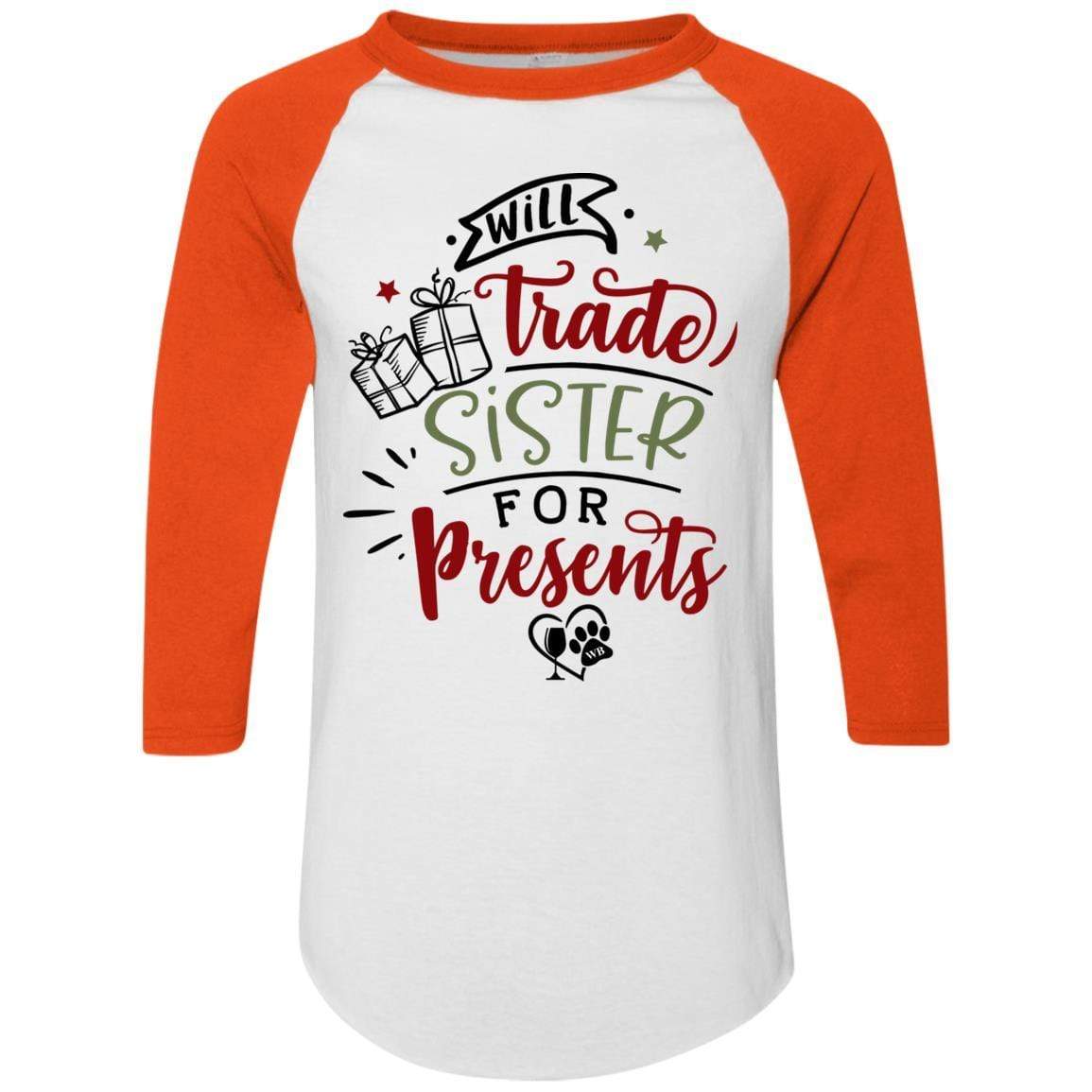 WineyBitches.Co Colorblock Raglan Jersey - Trendy Women's Baseball Tee for Casual Wear, Street Style & Night Out