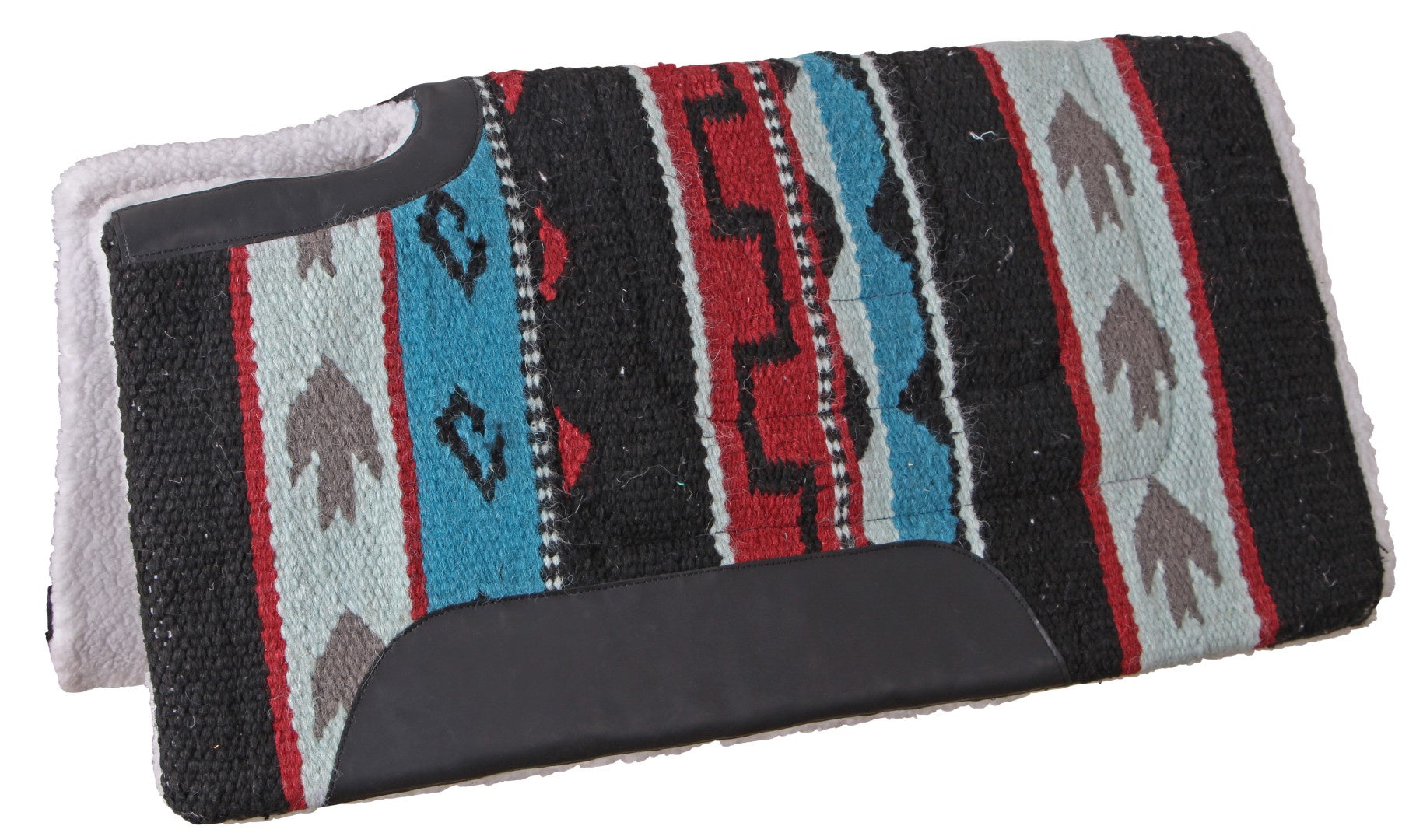 Premium Double Hill Cut Back Western Saddle Pad - Comfort & Shock Absorption for Horses - Perfect for Trail Riding, Rodeo & Ranch Work