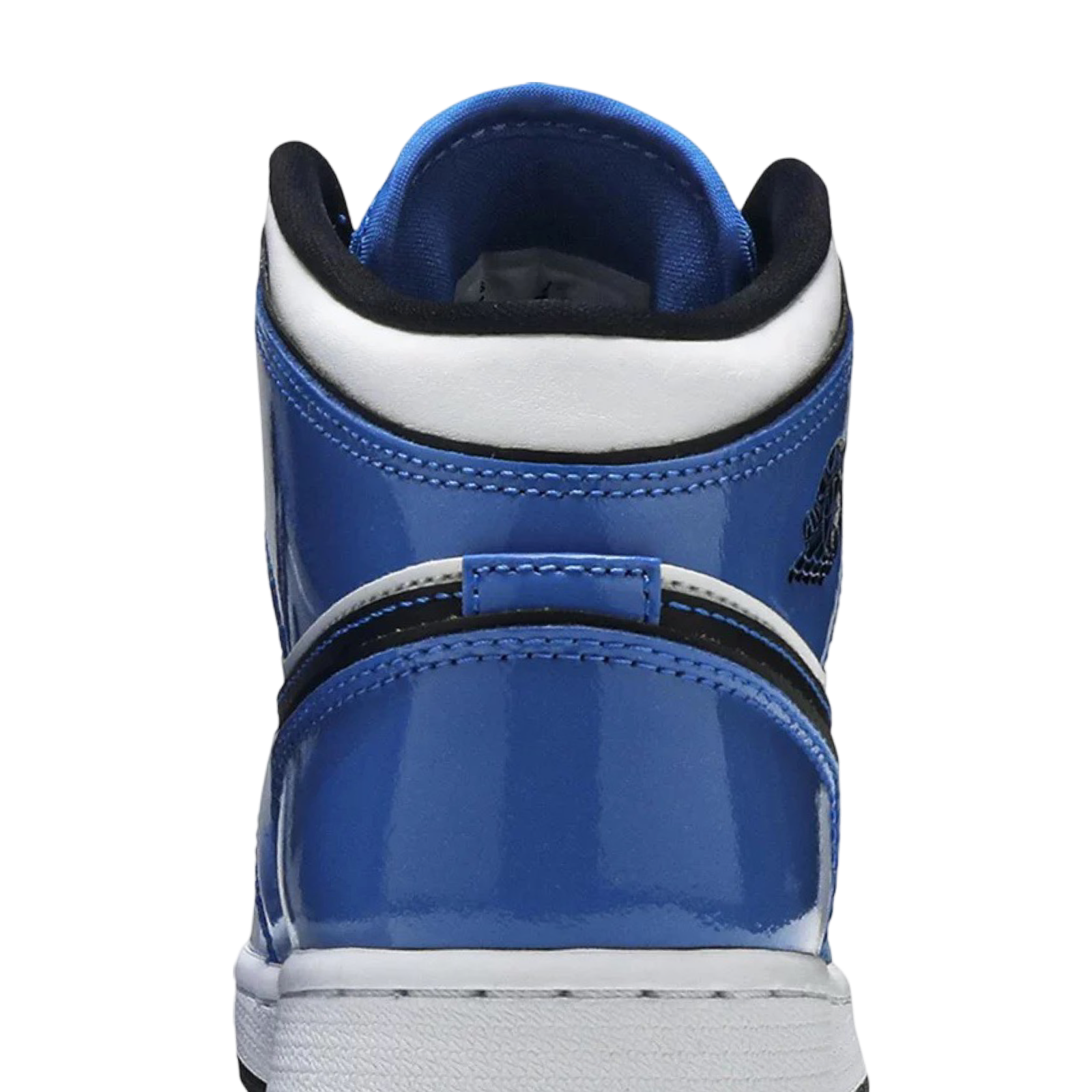 Air Jordan 1 Mid GS Sneakers - Signal Blue, White & Black Basketball Shoes for Girls - Perfect for School, Sports & Casual Wear