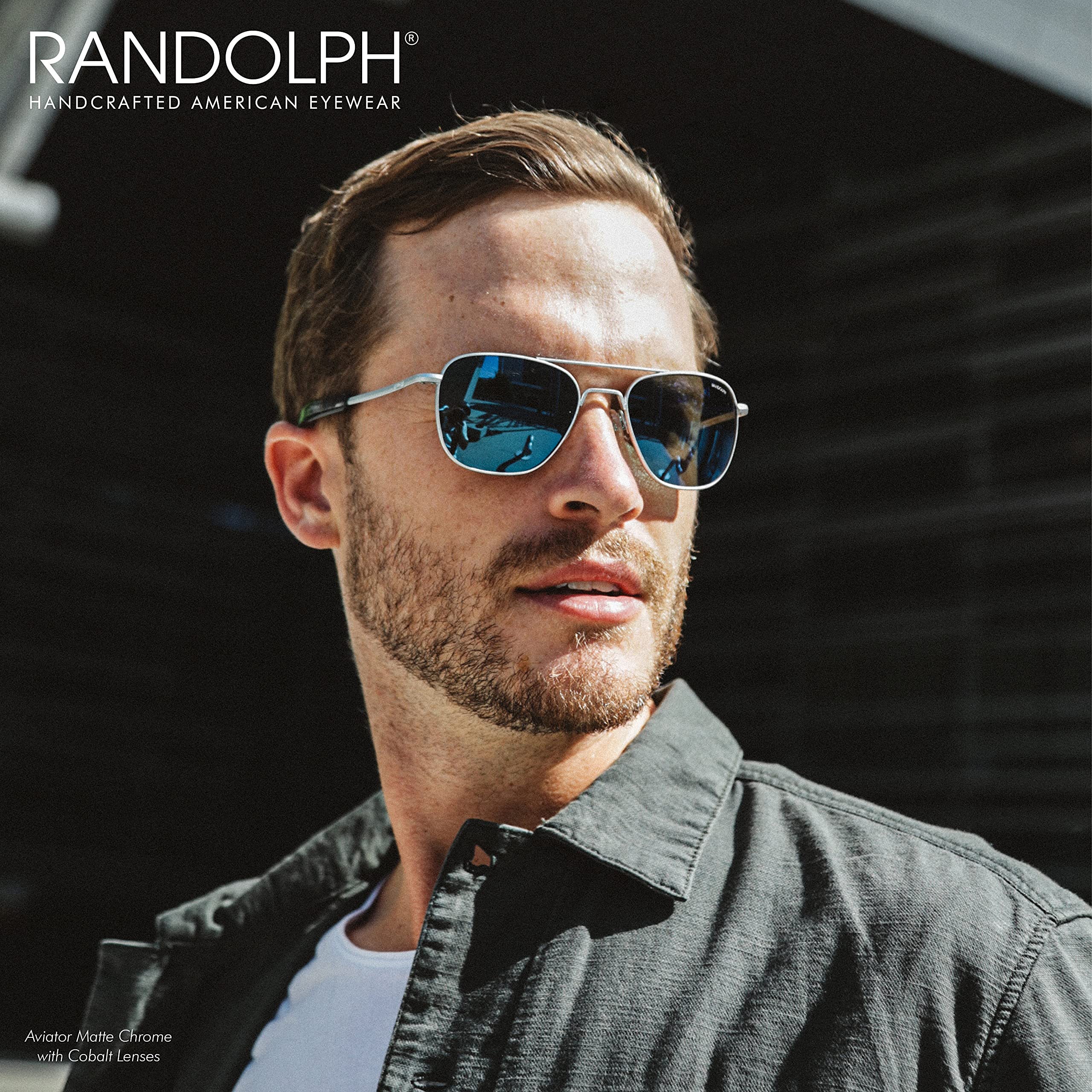 Randolph USA Classic Aviator Sunglasses - Polarized UV400 Protection for Men & Women - Perfect for Driving, Outdoor Sports & Fashion Accessories