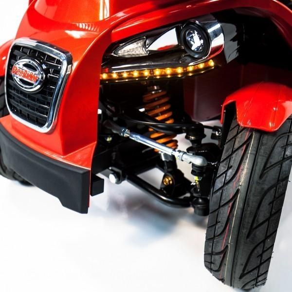 FreeRider USA FR1 4 Wheel Heavy Duty Mobility Scooter for Adults - 500 lbs Weight Capacity - Electric Powered Wheelchair for Indoor & Outdoor Use - Ideal for Shopping, Travel, and Daily Mobility Assistance