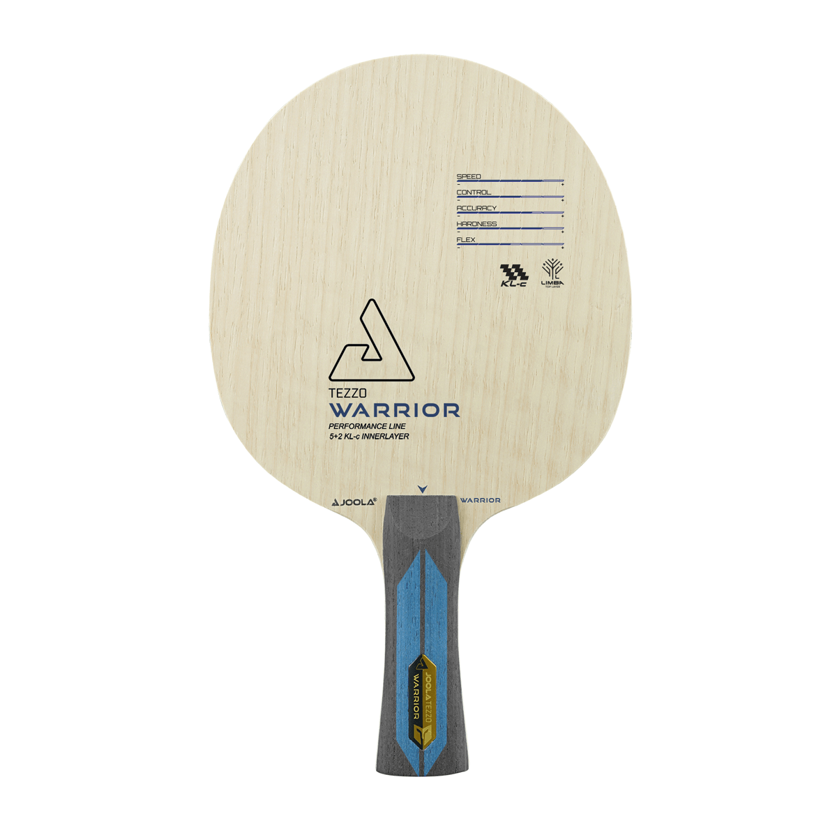 JOOLA Tezzo Warrior Table Tennis Blade - Premium Carbon Fiber Paddle for Competitive Play | Perfect for Tournaments, Training & Recreational Games
