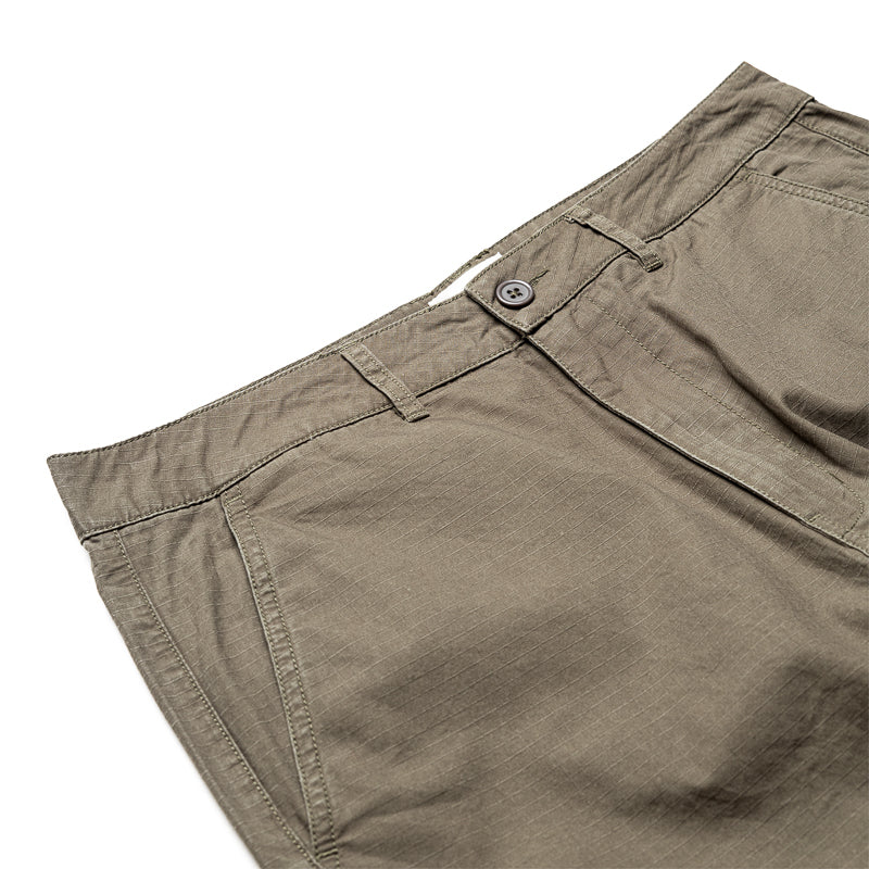 Men's Tactical Cargo Pants - Moss Green for Outdoor Hiking & Work - Durable Military Style Utility Pants