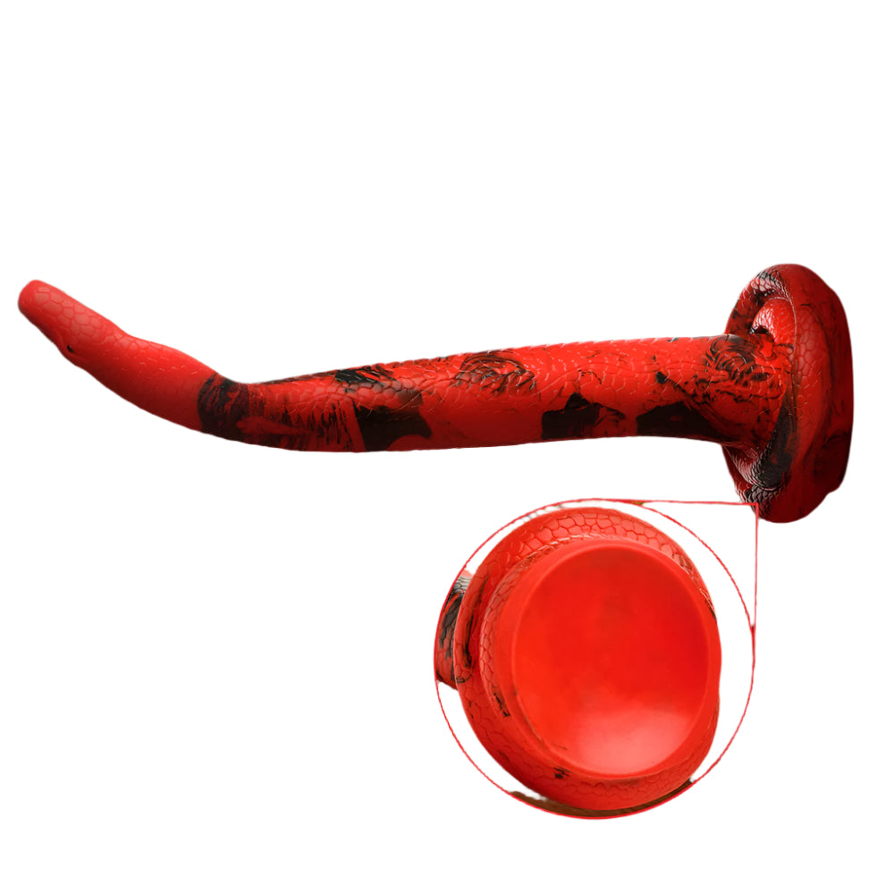 King Cobra X Large 18 Inch Silicone Monster Dildo - Fantasy Creature Cock for Adult Play & BDSM Scenes
