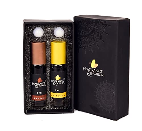 Vintage Fragrance & Fashion Combo Pack of 2 - 6ml Classic Perfume Bottles Set for Women | Nostalgic Scent Gift | Perfect for Daily Wear, Special Occasions & Travel