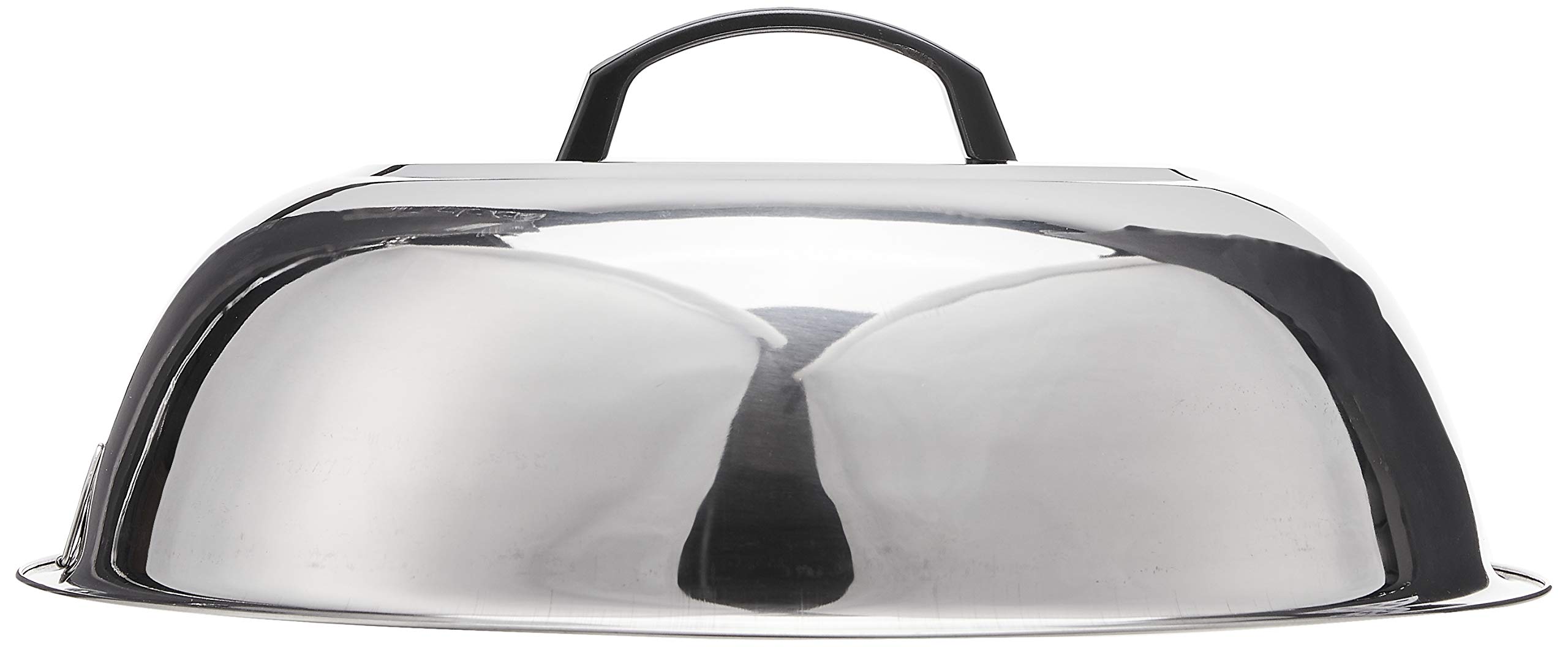 Winco WKCS-14 13-3/4-Inch Stainless Steel Wok Cover - Durable Kitchen Lid for Stir-Frying, Steaming & Cooking - Perfect for Asian Cuisine & Home Chefs