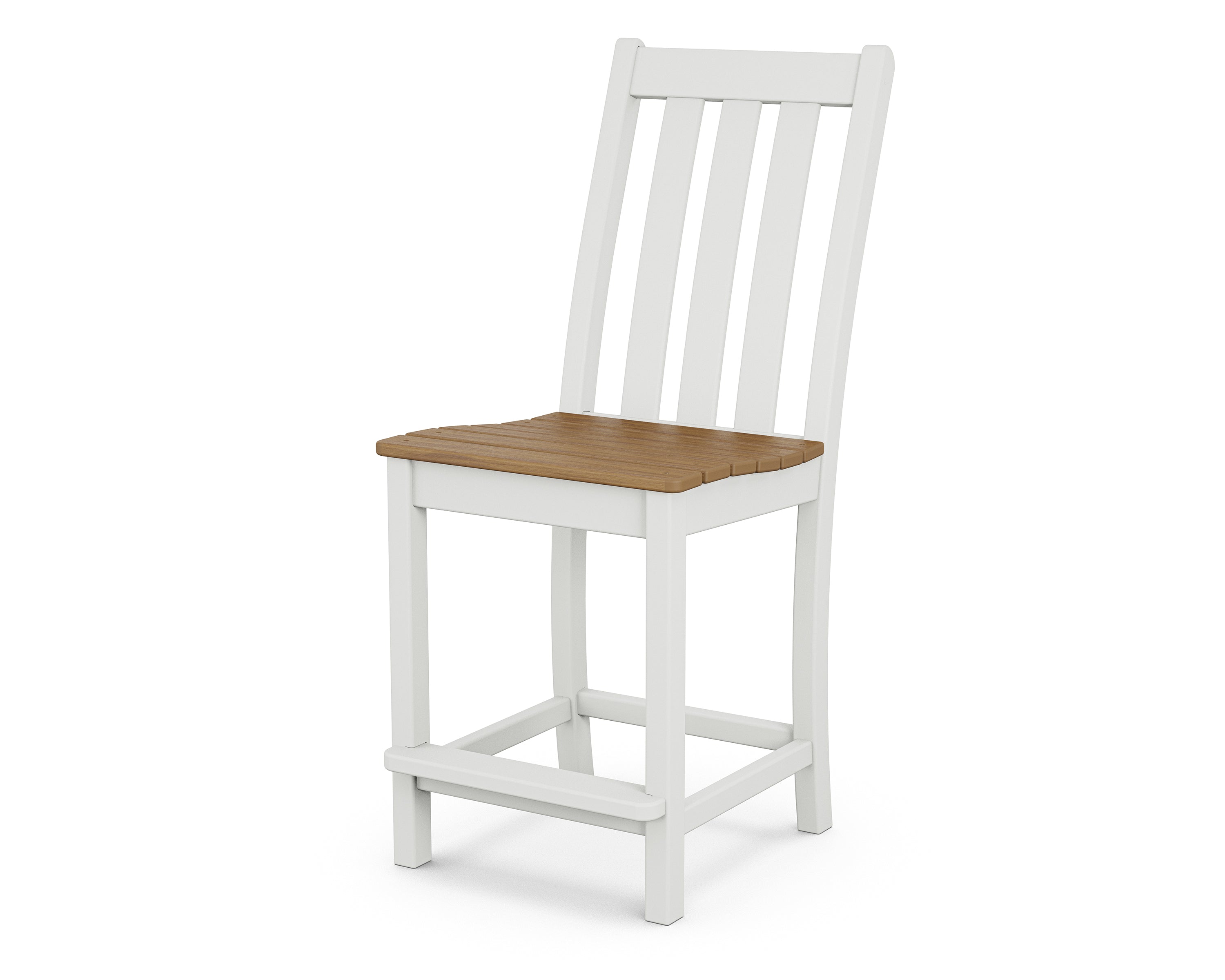 POLYWOOD Vineyard Counter Height Chair - Durable Outdoor Bar Stool for Patio, Deck, or Kitchen - Weather-Resistant & Easy to Clean - Perfect for Entertaining or Relaxing