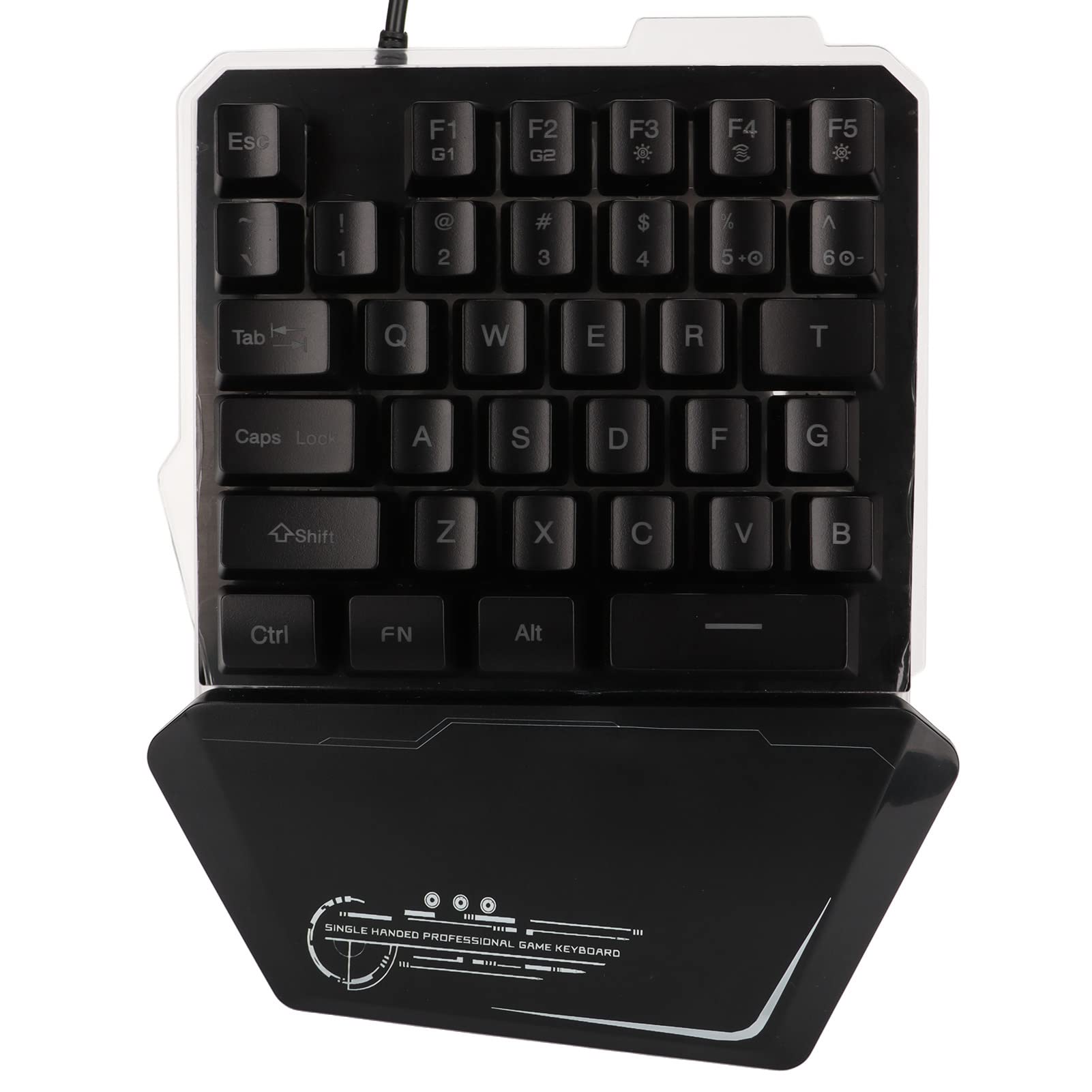 RGB Backlit One-Handed Gaming Keyboard - 35 Keys Mini Keypad for PC Gamers | Perfect for FPS & MOBA Games