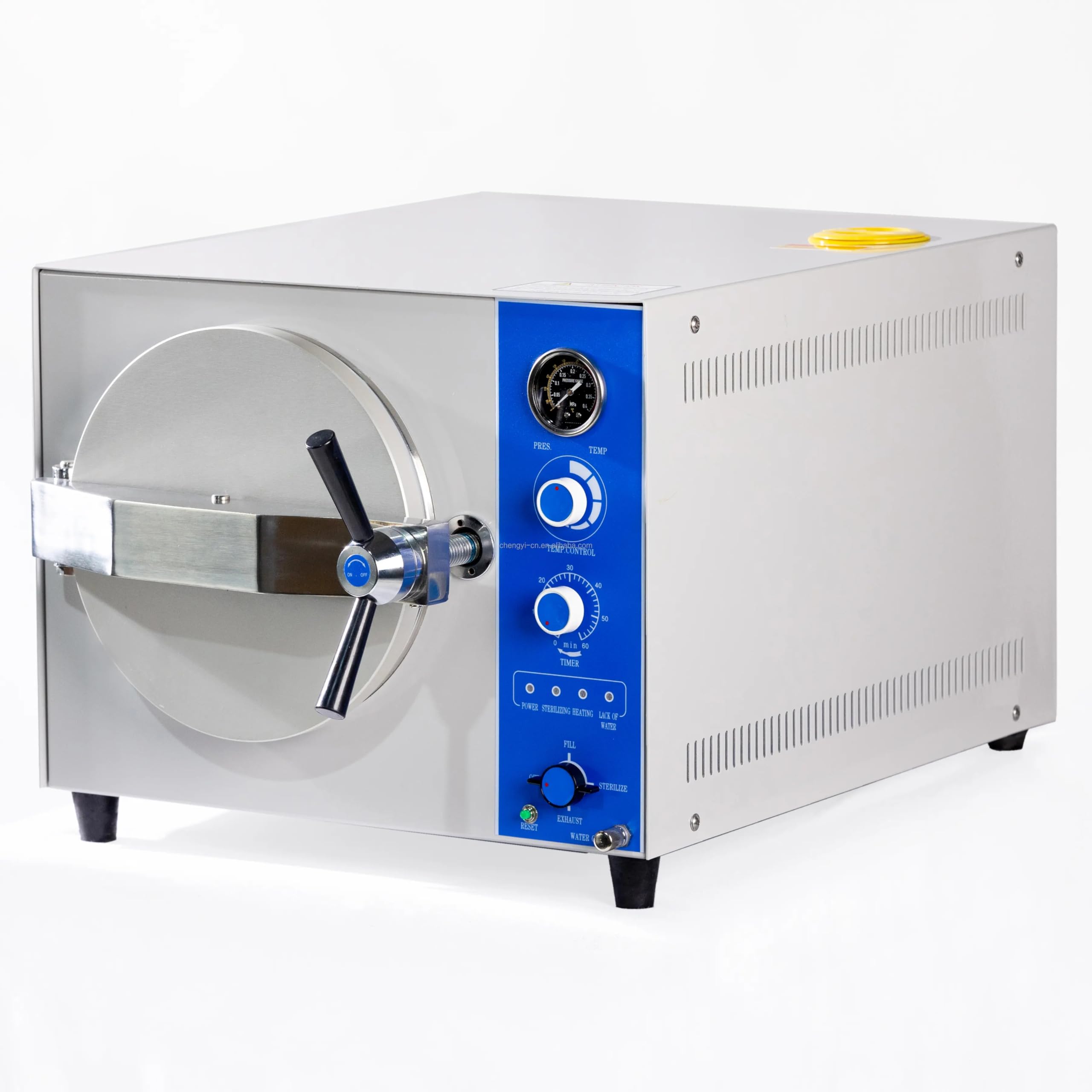 20L & 24L Table Top Autoclave Steam Sterilizer with 0-60 Minute Timer - Professional Lab Equipment for Medical, Dental, and Tattoo Tools Sterilization - Perfect for Clinics, Hospitals, and Research Laboratories