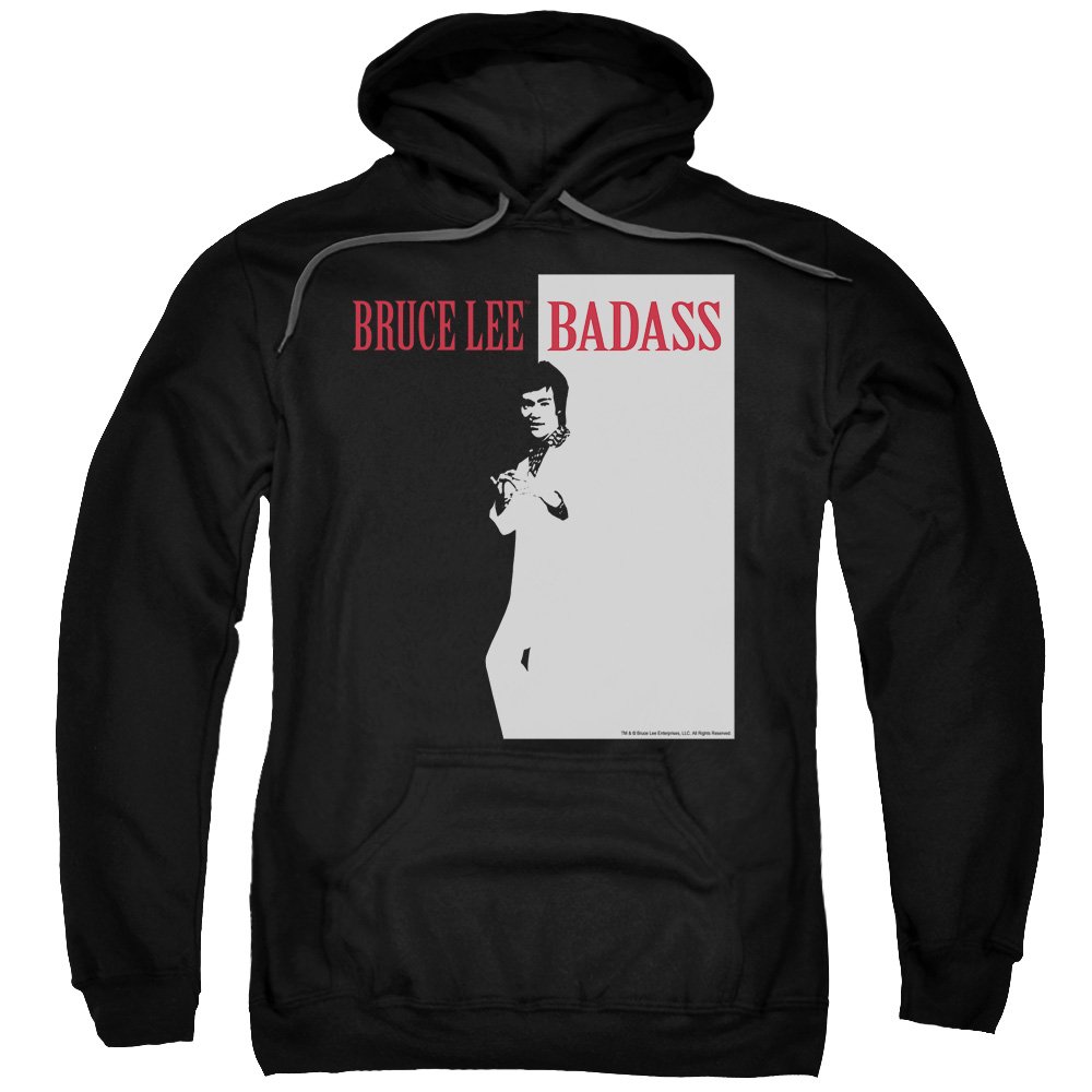 Bruce Lee Hoodie - Badass Black Kung Fu Hooded Sweatshirt for Men & Women | Martial Arts Training, Streetwear Fashion, Casual Wear