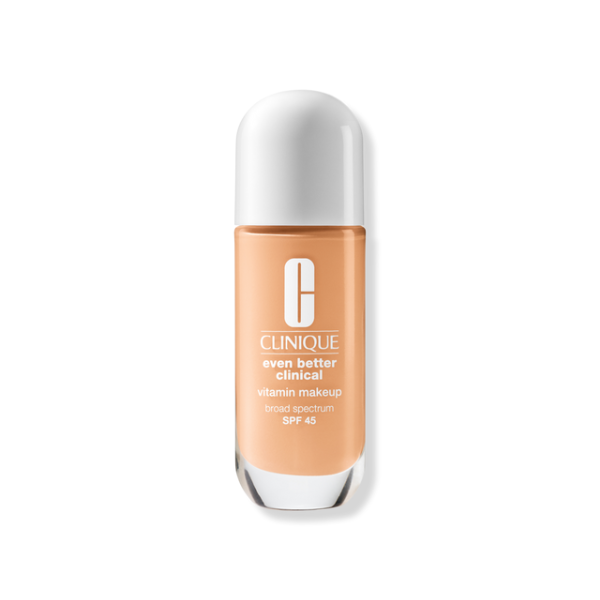 Even Better Clinical Vitamin Makeup Foundation SPF 50 - Lightweight Full Coverage Foundation with Vitamin C & E for Brightening & Hydration - Perfect for Daily Wear & Sun Protection