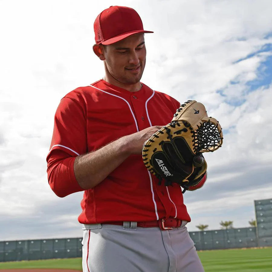 All Star The Keyhole™ Training Catcher's Mitt - Professional Baseball Glove for Youth & Adult Players - Perfect for Practice, Training, and Game Day Performance