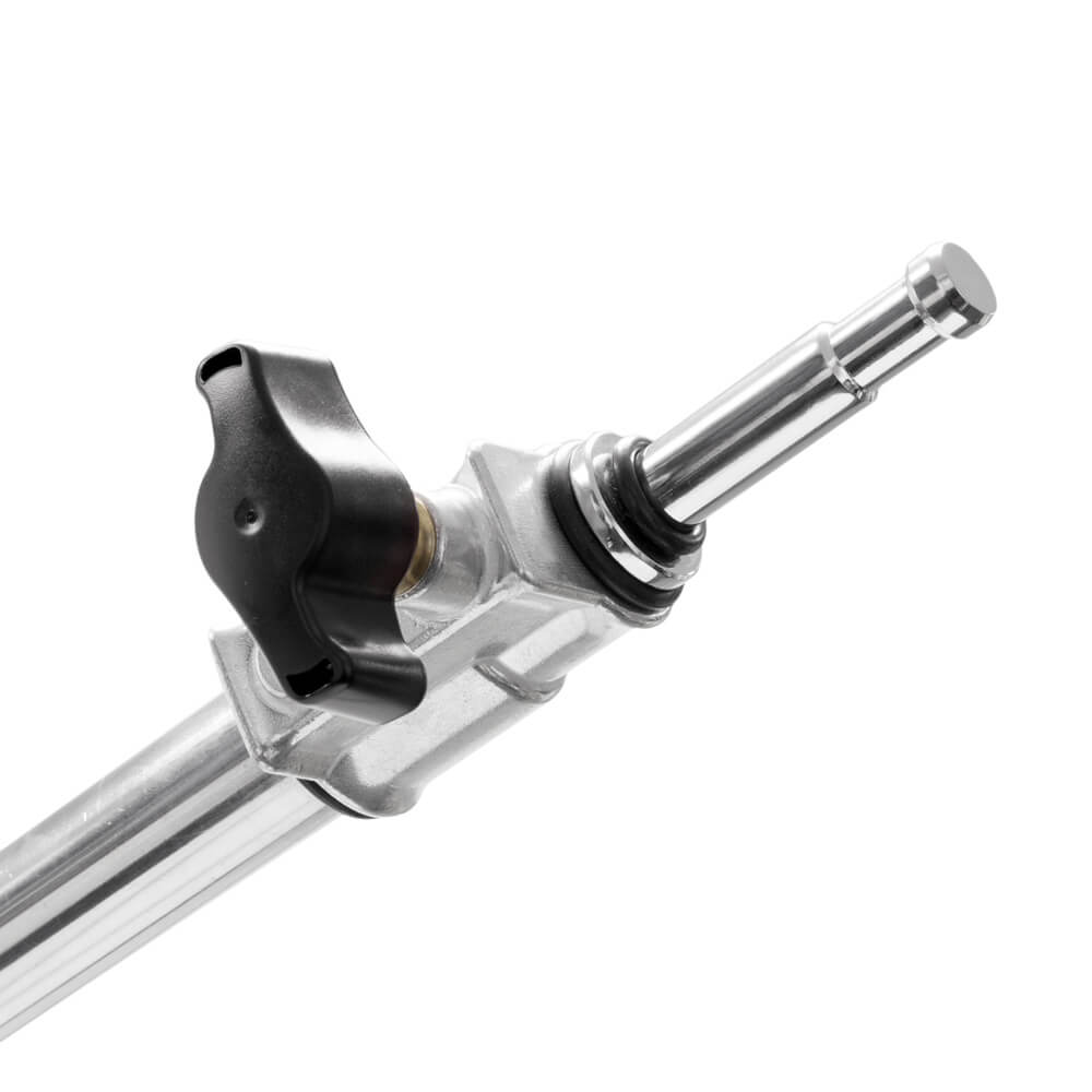 Heavy Duty Stainless Steel Century C Stand with Super Boom Arm - Perfect for Photography, Video Production, and Studio Lighting Setups