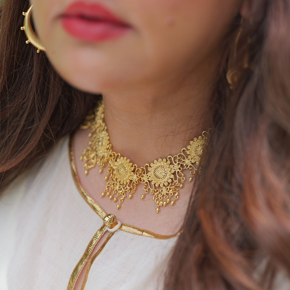 Elegant Jewelry Gift Set - Choker Necklace & Earrings for Women | Perfect for Birthday, Anniversary, Valentine's Day Gifts | Fashion Accessories for Party, Date Night, Special Occasions