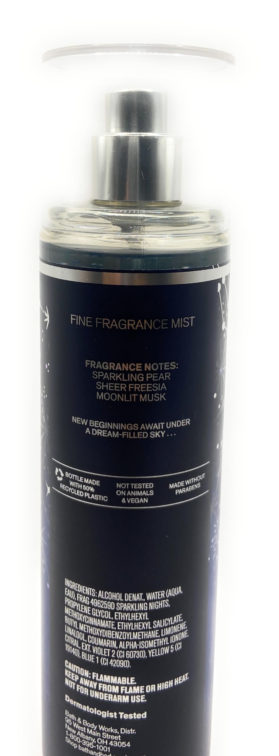 Bath and Body Works Sapphire Moon Fine Fragrance Mist - 8 Fl Oz Body Spray for Women, Long-Lasting Perfume Mist for Daily Use, Work & Date Night