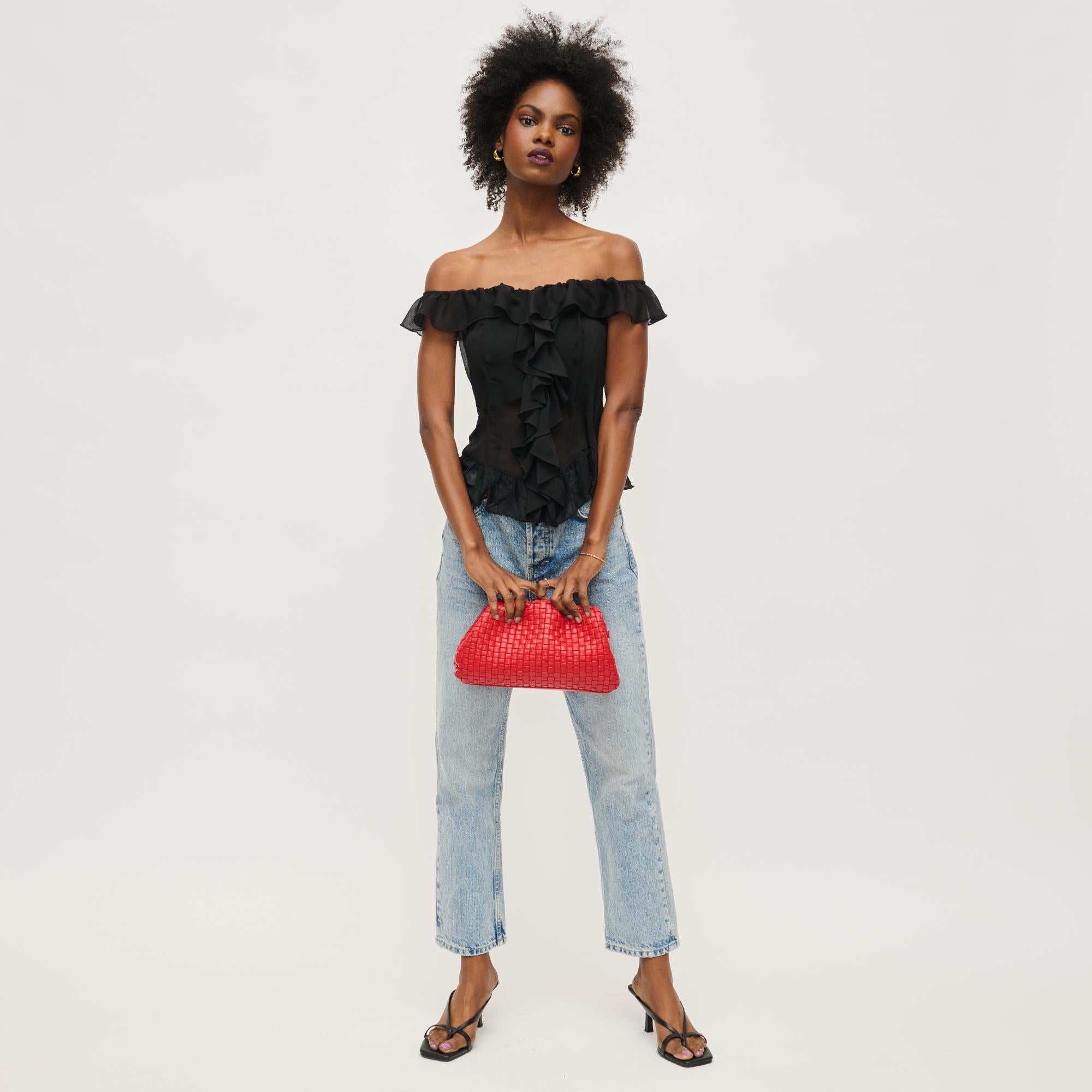 Stylish Tate Clutch for Women - Elegant Evening Bag with Detachable Strap - Perfect for Parties, Weddings & Special Occasions