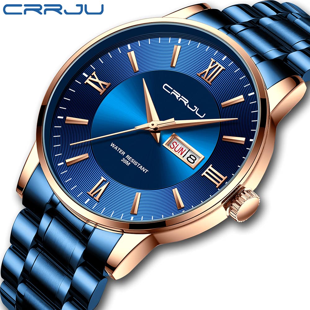 Luxury Men's Stainless Steel Watch - Business Chronograph for Office & Formal Events