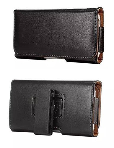 Premium Smooth Black Leather Phone Case for Samsung Galaxy A42 - Slim Protective Cover with Horizontal Design | Perfect for Everyday Use, Business & Travel
