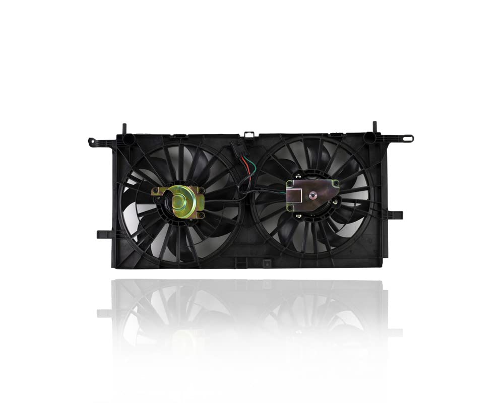 Dual Radiator and Condenser Fan Assembly for 2005-2006 Chevrolet Uplander, Buick Terraza & Pontiac Montana - Direct Cooling Replacement - Perfect for Engine Overheating Prevention & Summer Road Trips