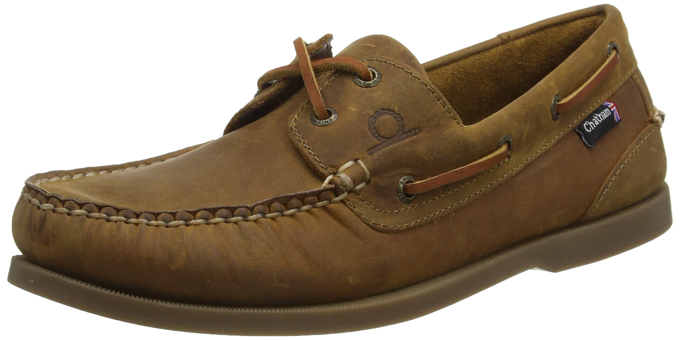 Men's G2 Walnut Leather Deck Shoes - Size 10.5 US - Comfortable & Stylish for Casual Wear, Office & Outdoor Activities