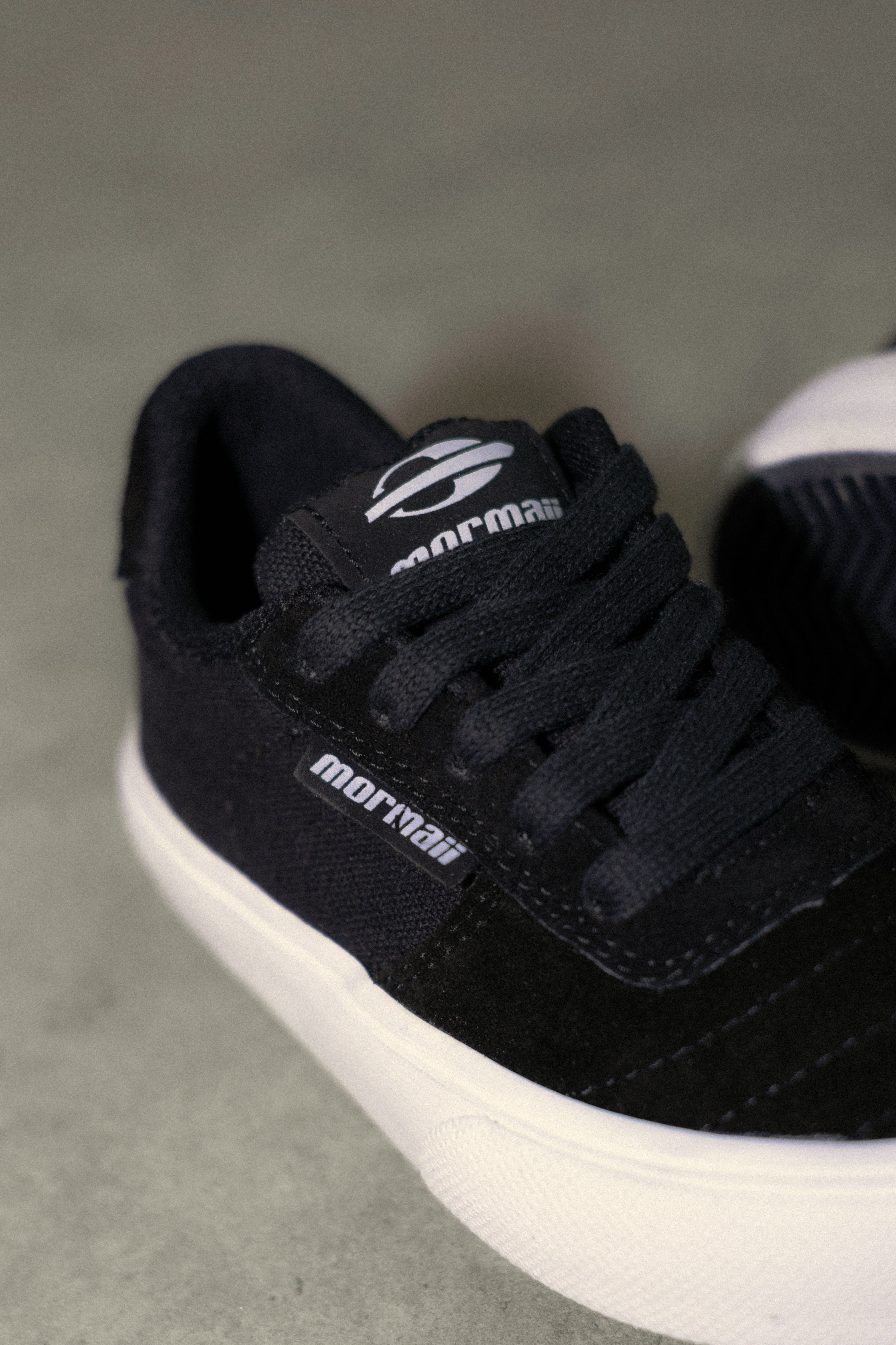 Mormaii Kids Black Sneakers - Lightweight Comfortable Shoes for Boys & Girls - Perfect for School, Play & Outdoor Activities