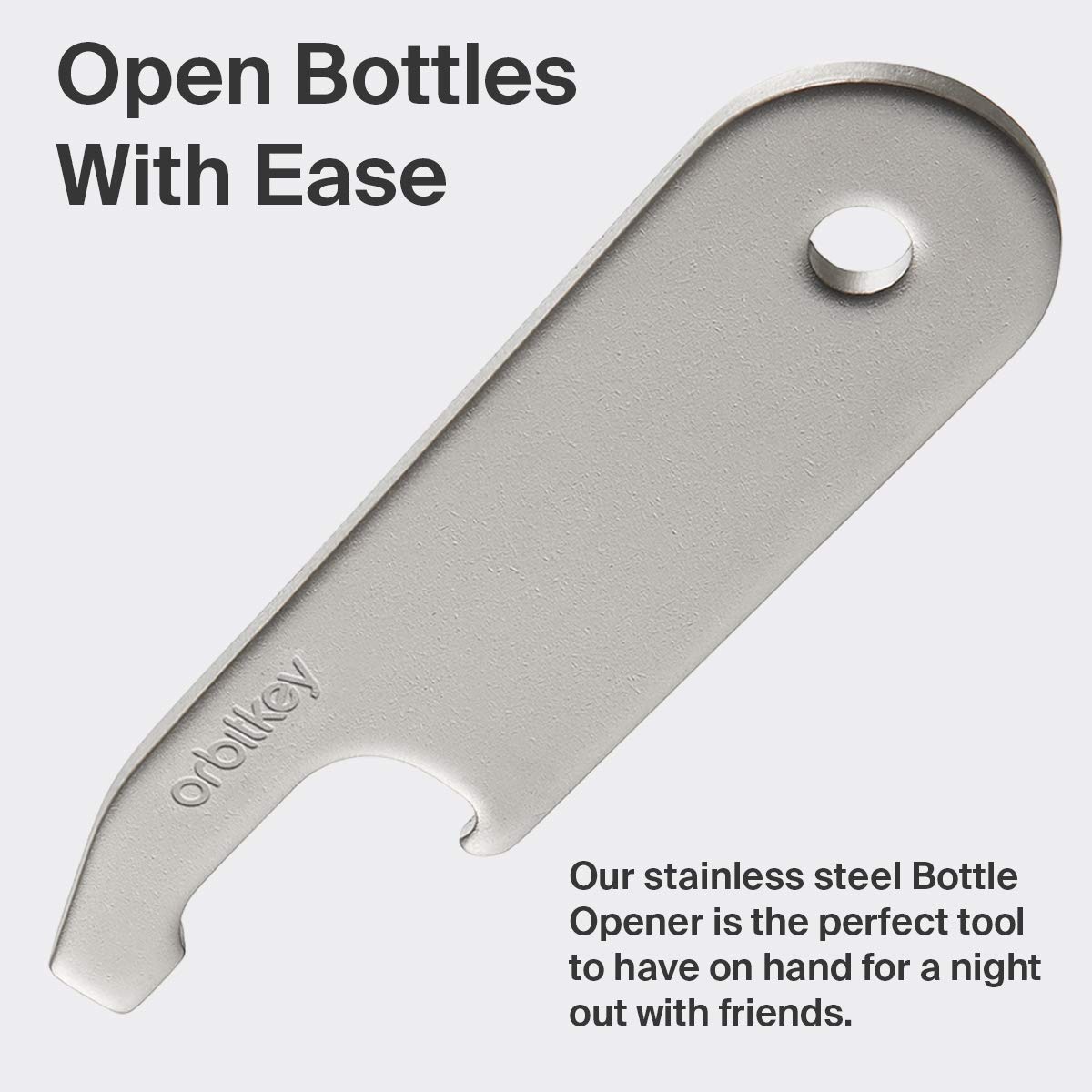 Orbitkey Genuine Leather Key Organizer - Navy Blue with Tan Stitching, Built-in Bottle Opener, Key Ring Holder | Compact & Stylish Keychain for Men & Women | Perfect for Home, Office, Travel & Everyday Carry