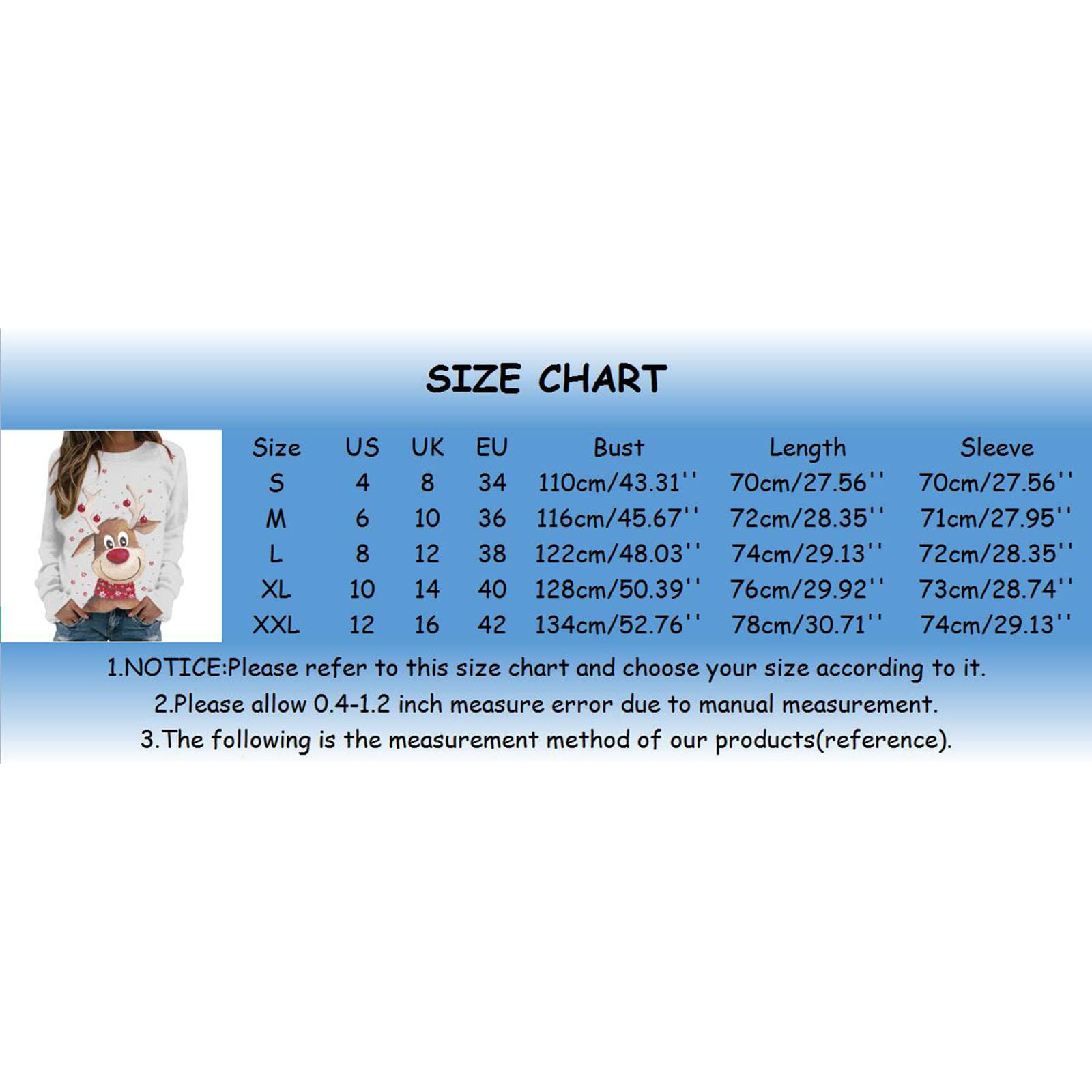 Women's Christmas Print Sweatshirt - Oversized Winter Pullover for Casual Wear