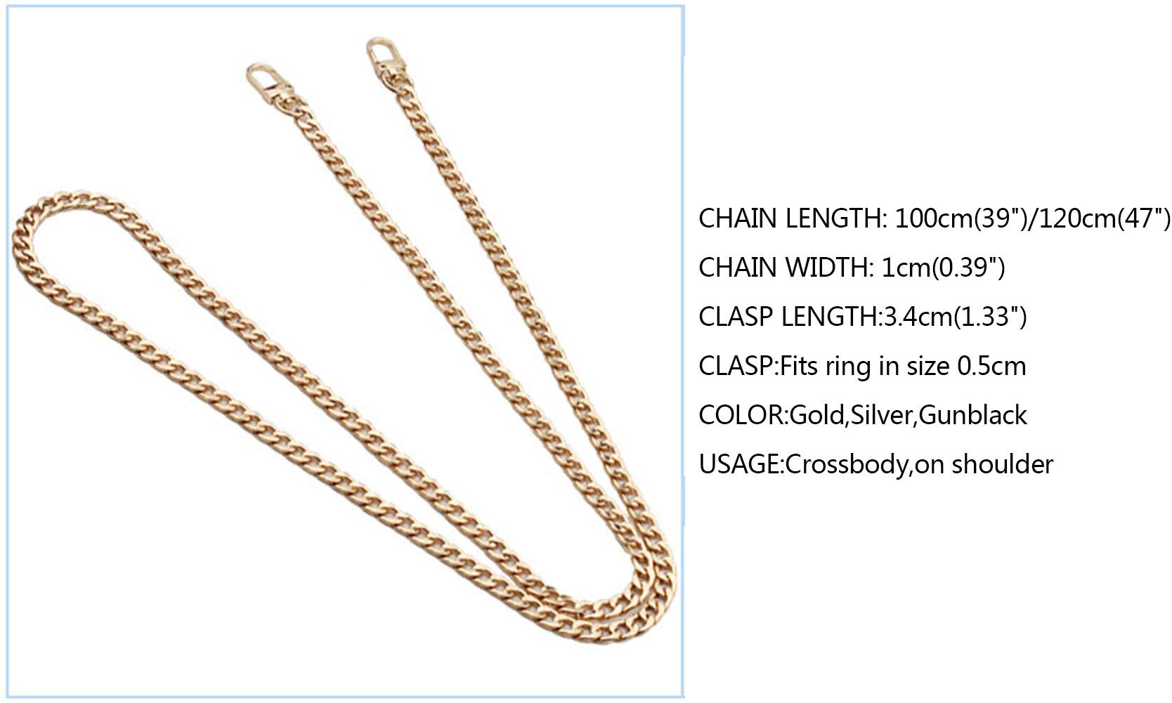 Gold Replacement Purse Strap 39