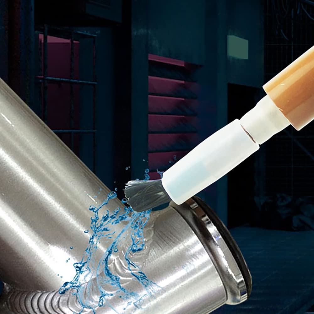 TIG MIG Welding Bead Cleaner Brush Head - 10PCS M6 80MM Length for Weld Seam Polishing & Cleaning - Compatible with Weld Bead Cleaning Machines - Perfect for Metal Fabrication, Automotive Repair & DIY Welding Projects
