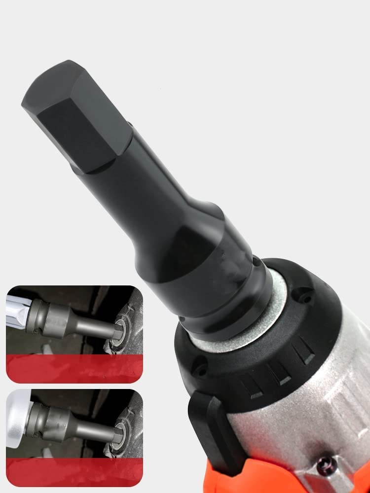1/2-Inch Drive 17mm Hex Impact Bit Socket - Cr-Mo Steel Allen Bit Socket for Impact Wrench - Perfect for Automotive Repair & Heavy-Duty Construction Work