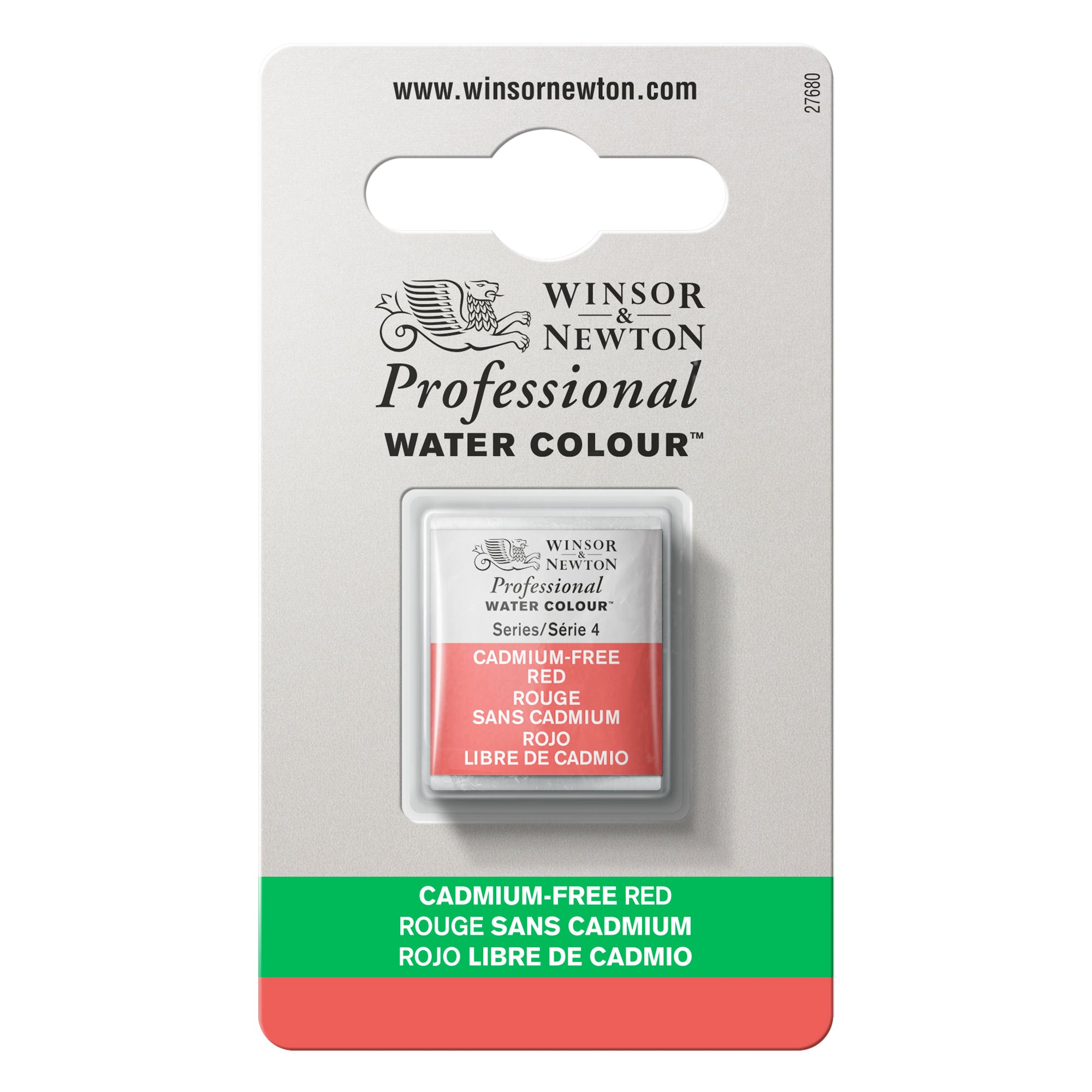 Professional Watercolor Paint Set - Half Pan Field S Orange for Artists & Beginners | Perfect for Sketching, Painting & Outdoor Art Projects