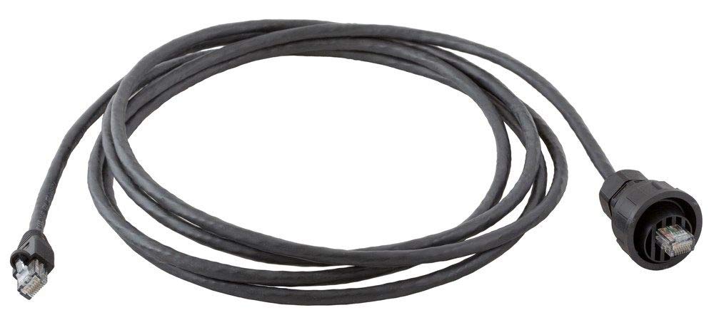 Hubbell HI650AE HI-Impact Series CAT6 Ethernet Patch Cord - 50ft Black RJ45 to RJ45 Cable for High-Speed Networking | Ideal for Office, Data Center & Home Network Setup