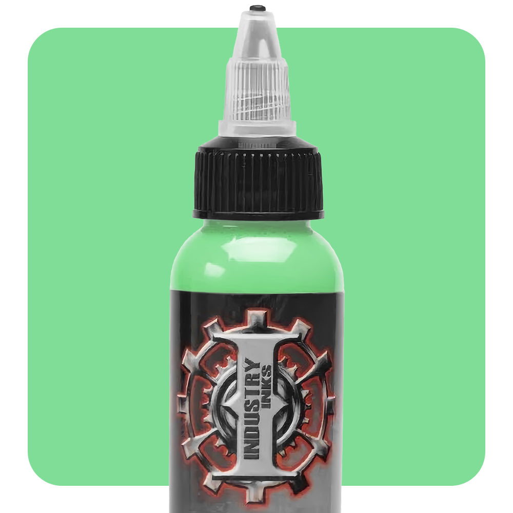 Premium Light Green Industrial Inks - Custom Sizes Available for Screen Printing, Fabric Dyeing & DIY Crafts