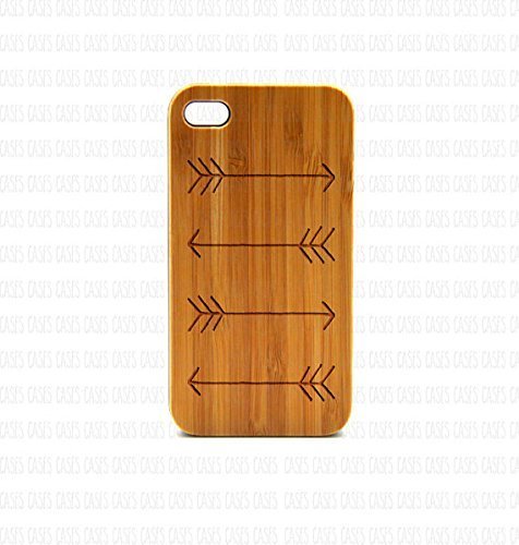 Premium Real Wood iPhone 6 Plus Case - Handcrafted Arrow Design Protective Cover | Durable & Slim Wooden Phone Case for iPhone 6 Plus | Perfect for Outdoor Adventures, Business Meetings & Everyday Use