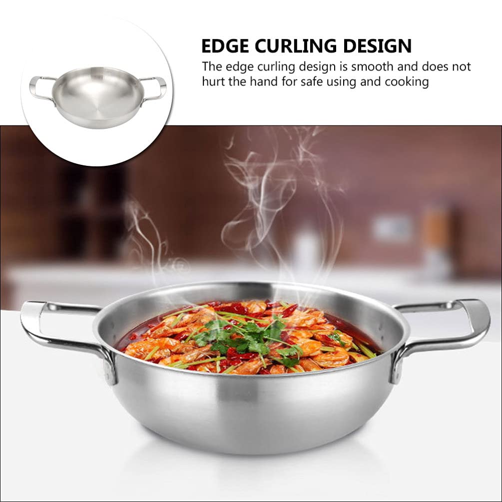 Nonstick Japanese Pasta Pot with Lid - Flat Bottom Ramen & Seafood Cooking Pan for Home Use | Perfect for Pancakes, Sauces & Stock Making