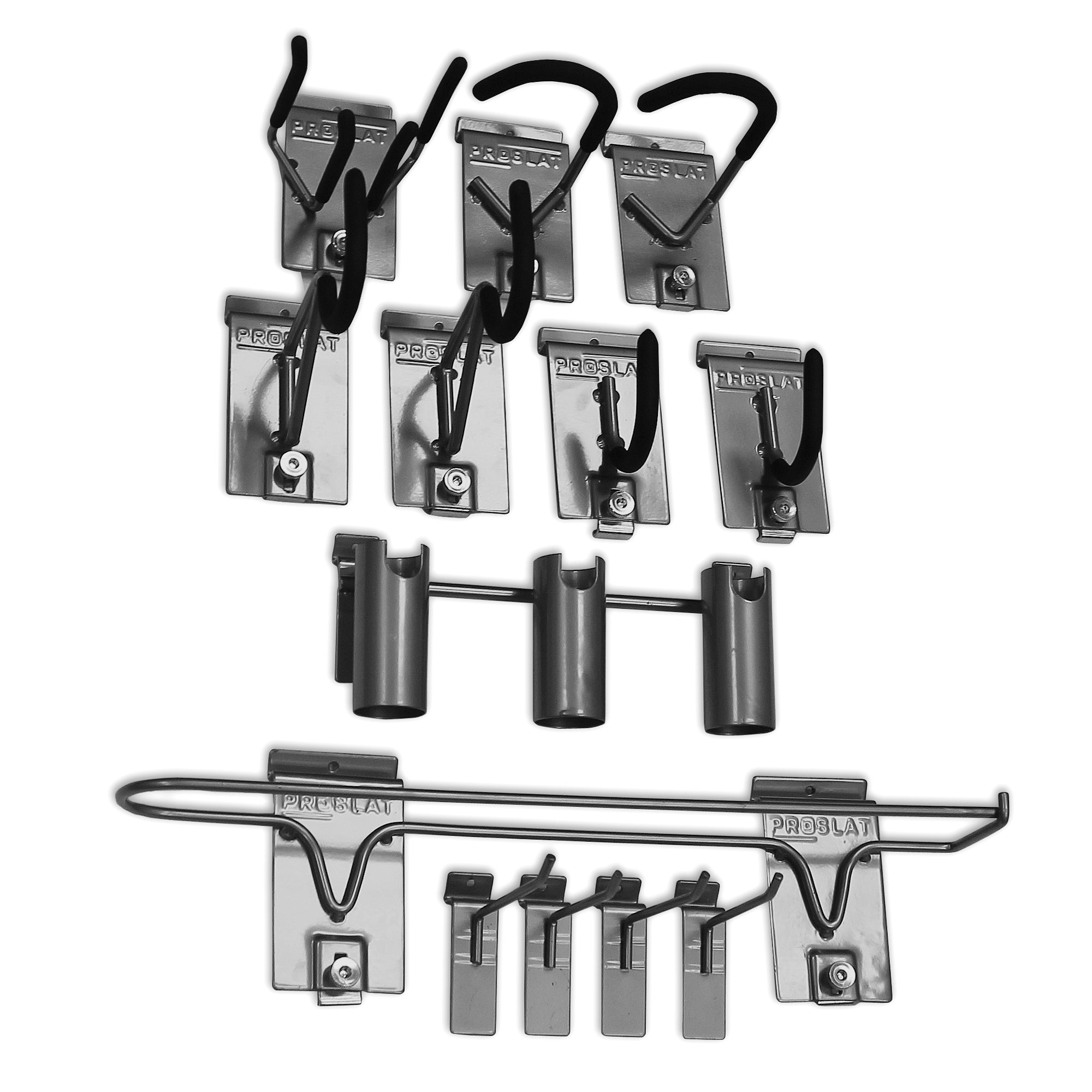 PROCORE Slatwall Sports Bundle - Wall Mounted Storage System for Sports Equipment - Perfect for Gyms, Garages, and Home Organization