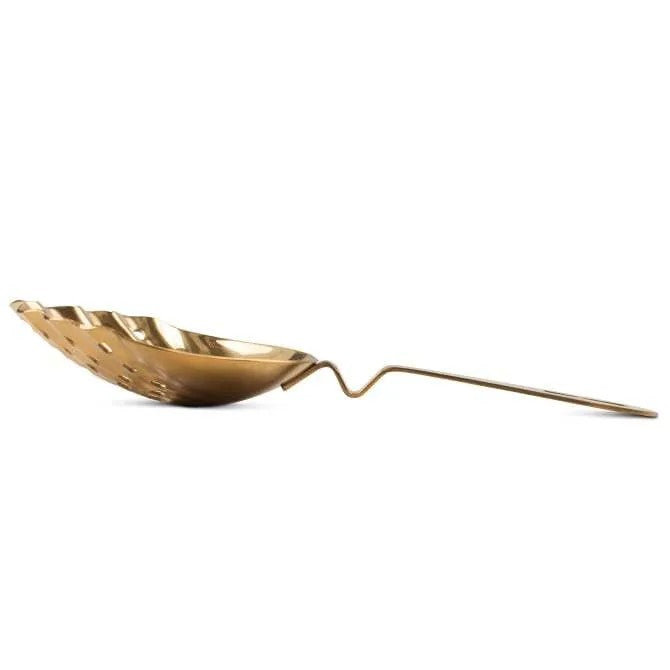 Barfly Scalloped Julep Strainer - Premium Cocktail Strainer for Mixing Drinks, Mint Juleps & Cocktails - Perfect for Bartenders, Home Bars & Cocktail Enthusiasts