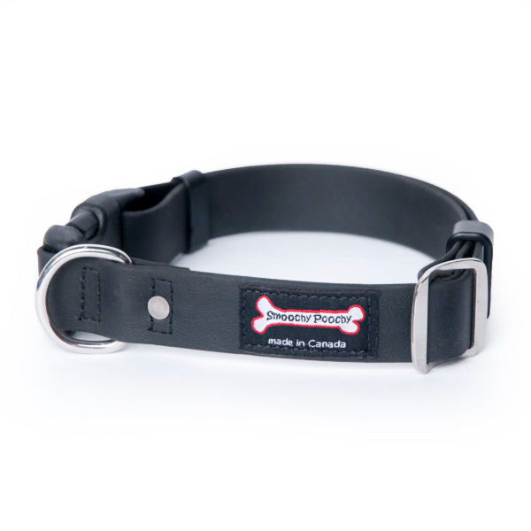 Smoochy Poochy Quick Release Dog Collar with Polyvinyl Clip - Adjustable & Durable Pet Collars for Small Medium Large Dogs - Perfect for Walking, Training & Outdoor Adventures (Multiple Colors)
