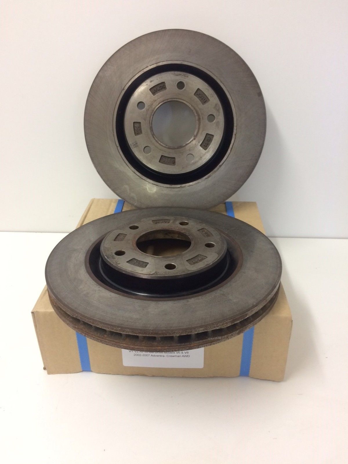 Genuine Holden VY VZ AWD Front Vented Brake Rotors Pair - Compatible with V6 & V8 Engines - Perfect for Performance Upgrades & Daily Driving