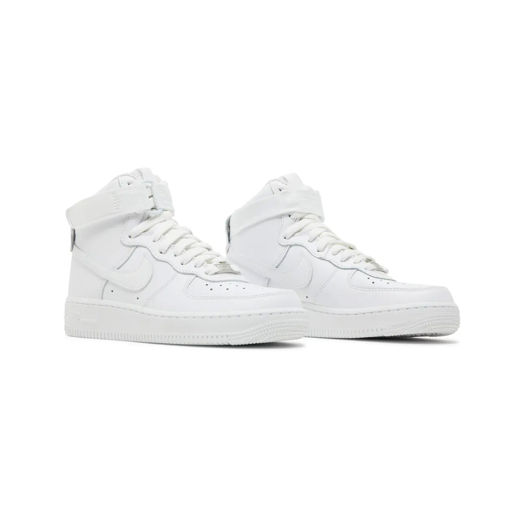 Nike Air Force 1 High '07 Triple White Sneakers - Classic White Basketball Shoes for Men (2014 Retro) - Perfect for Streetwear, Casual Outfits & Sneaker Collection