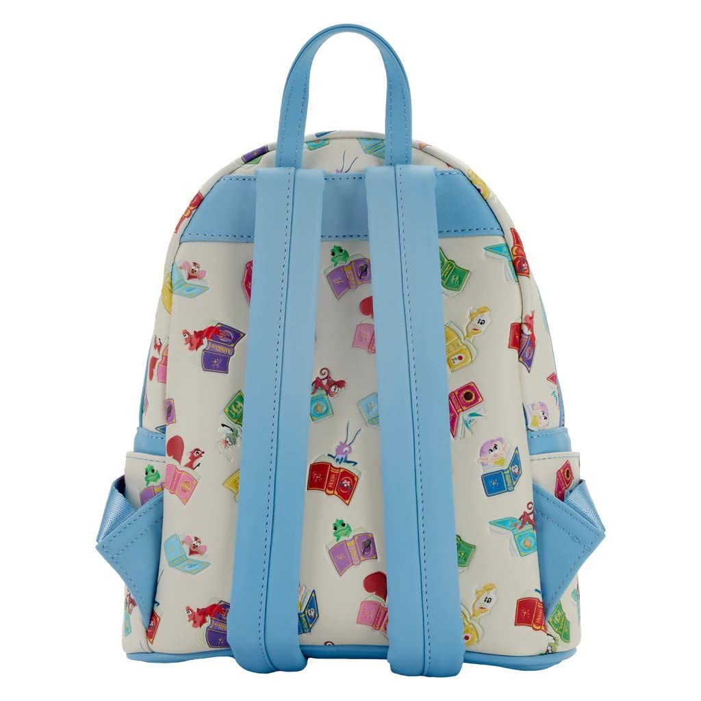 Disney Princess Mini Backpack - Loungefly Classic Books Design | Cute & Stylish Backpack for Disney Fans, Cosplay, School, Travel & Everyday Use