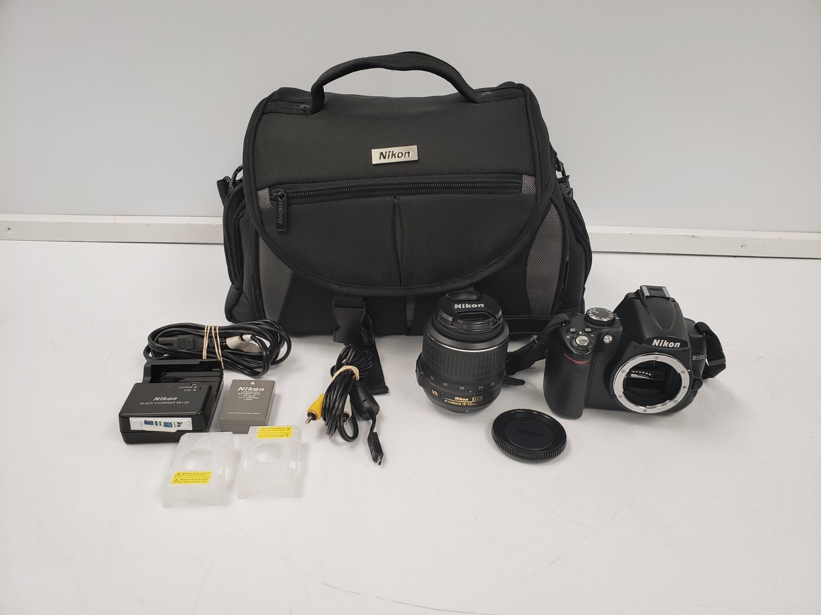 Nikon D5000 DSLR Camera - 12.3MP Digital SLR with 18-55mm VR Lens for Photography & Videography - Perfect for Travel, Vlogging, and Professional Shoots