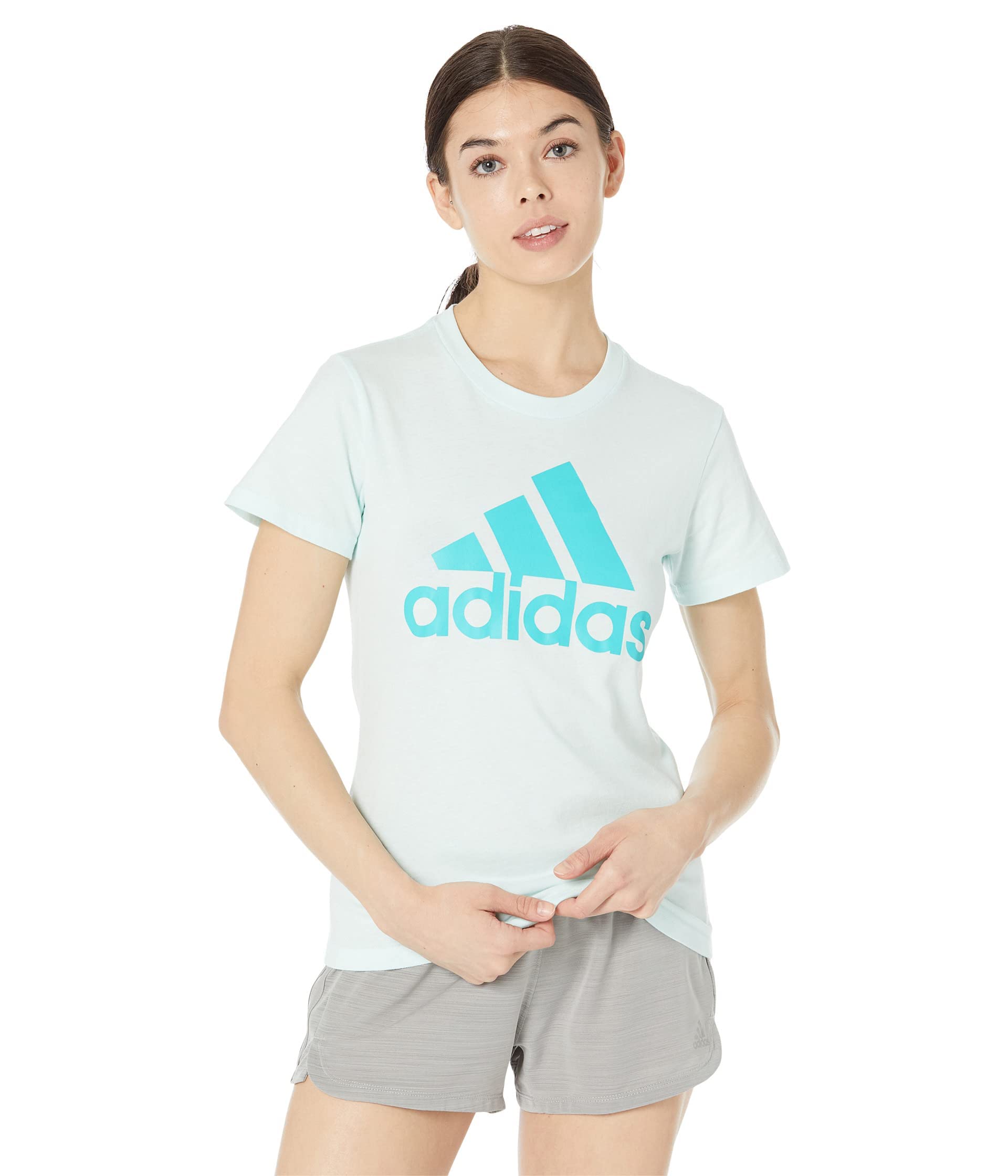 adidas Women's Badge of Sport Tee - Comfortable Casual Short Sleeve T-Shirt for Running, Gym & Everyday Wear